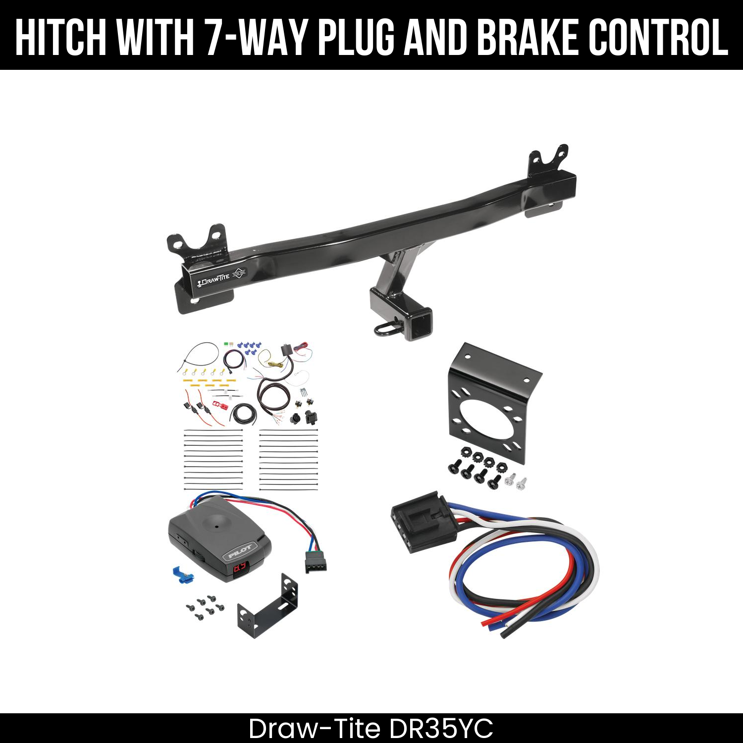 Trailer Hitch , 7-Way , Pro Series Pilot Brake Control