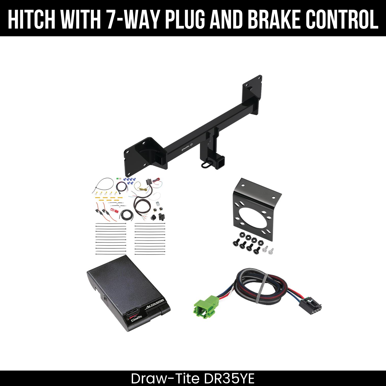 Trailer Hitch , 7-Way , Draw-Tite Activator Brake Control