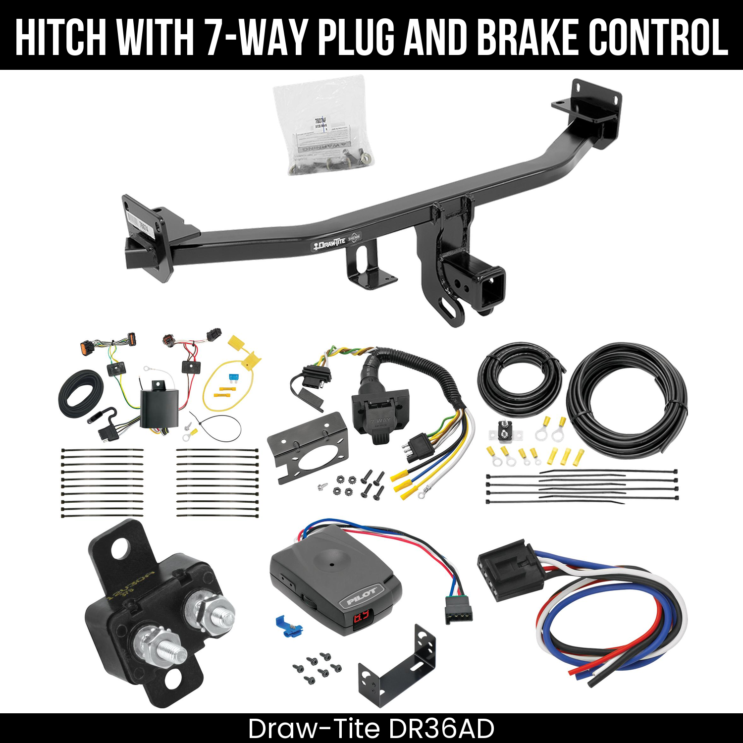 Trailer Hitch , 7-Way , Pro Series Pilot Brake Control