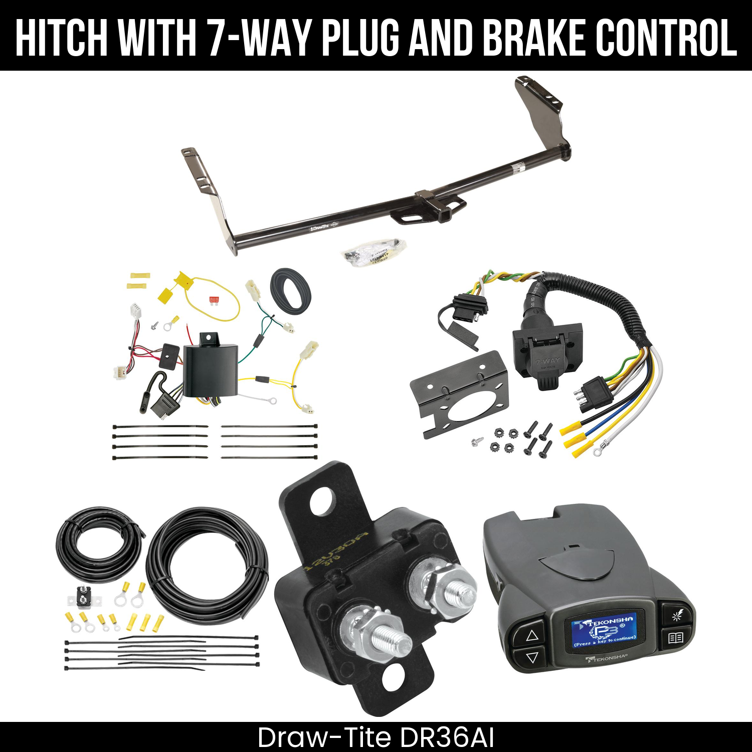 Trailer Hitch , 7-Way , Tekonsha Prodigy P3 Brake Control