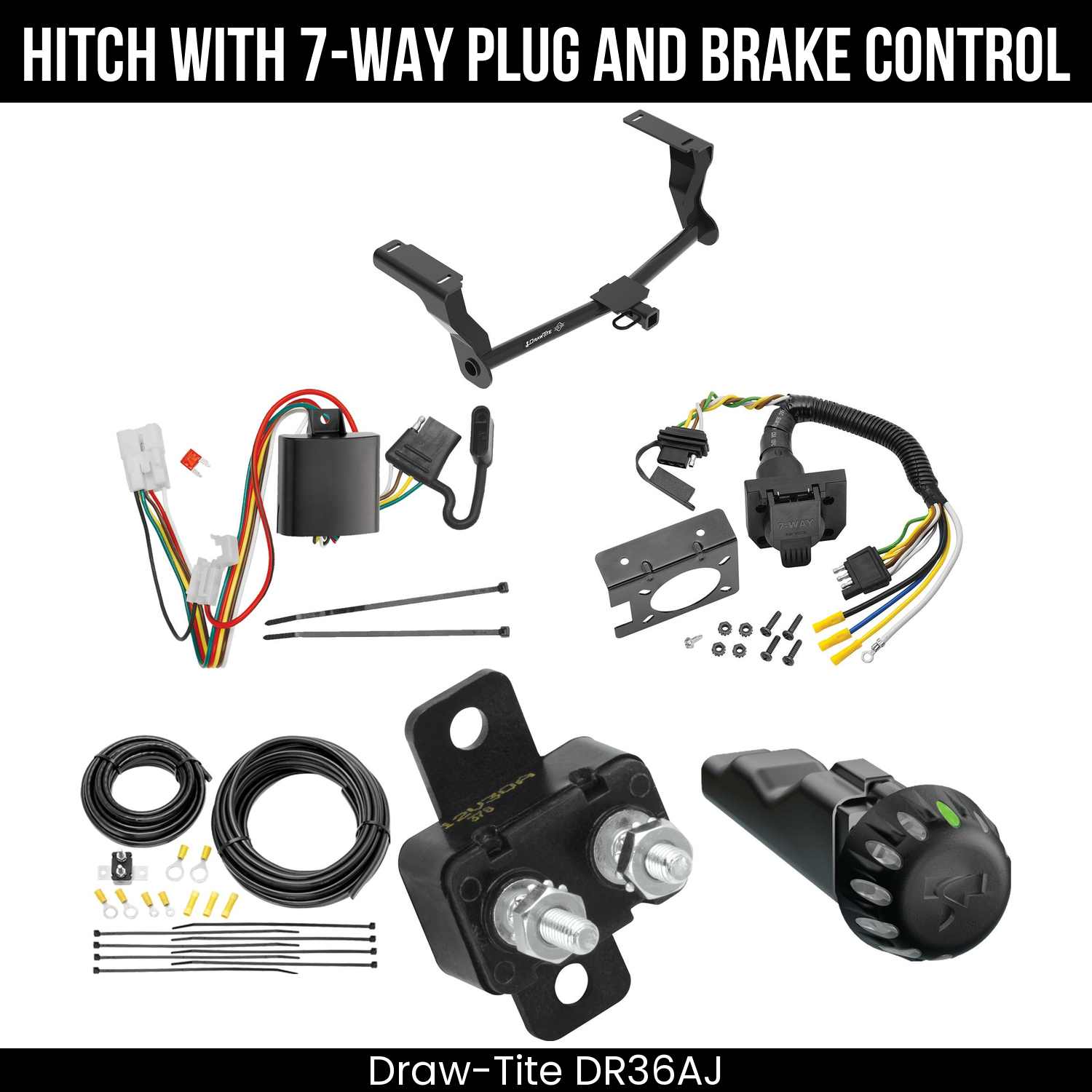 Trailer Hitch , 7-Way , Tekonsha Voyager iD Smart Brake Control