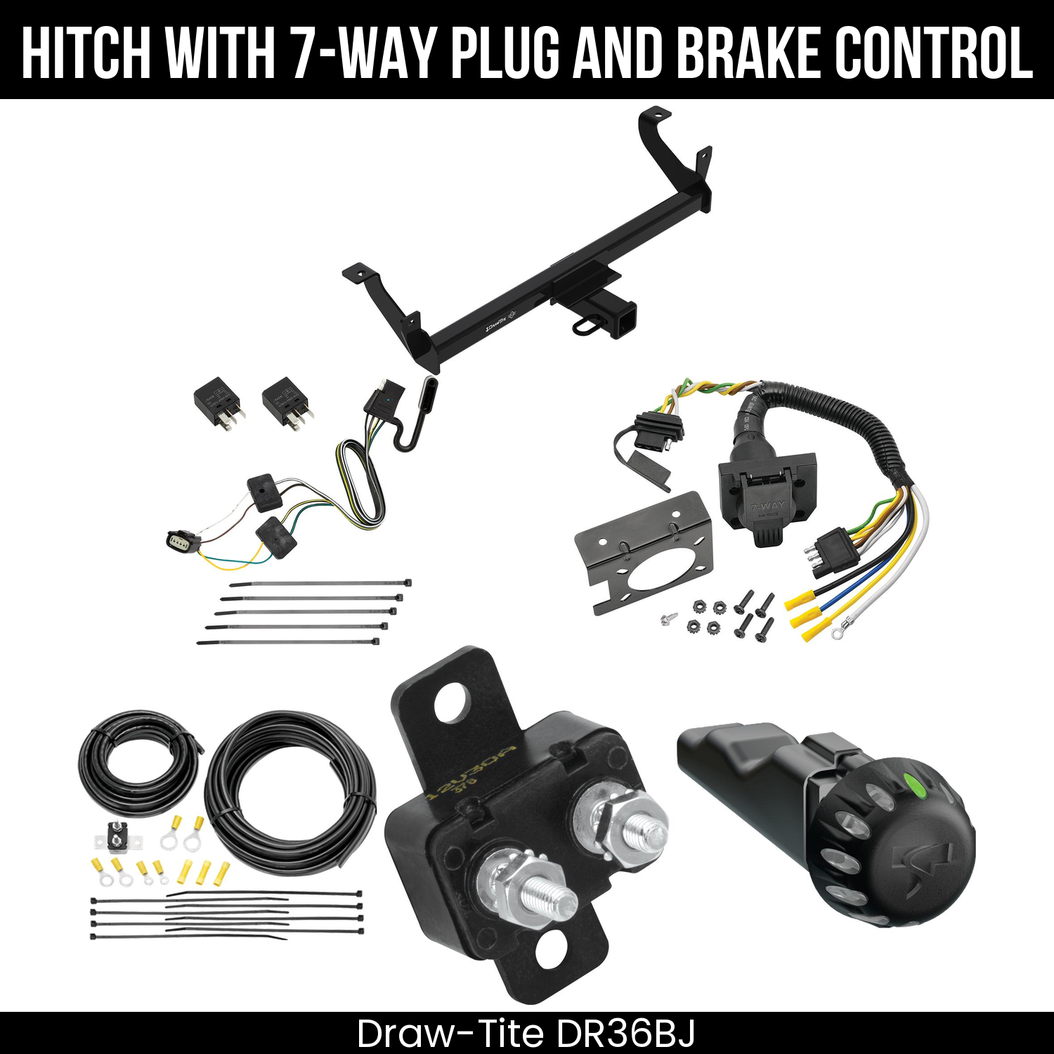 Trailer Hitch , 7-Way , Tekonsha Voyager iD Smart Brake Control