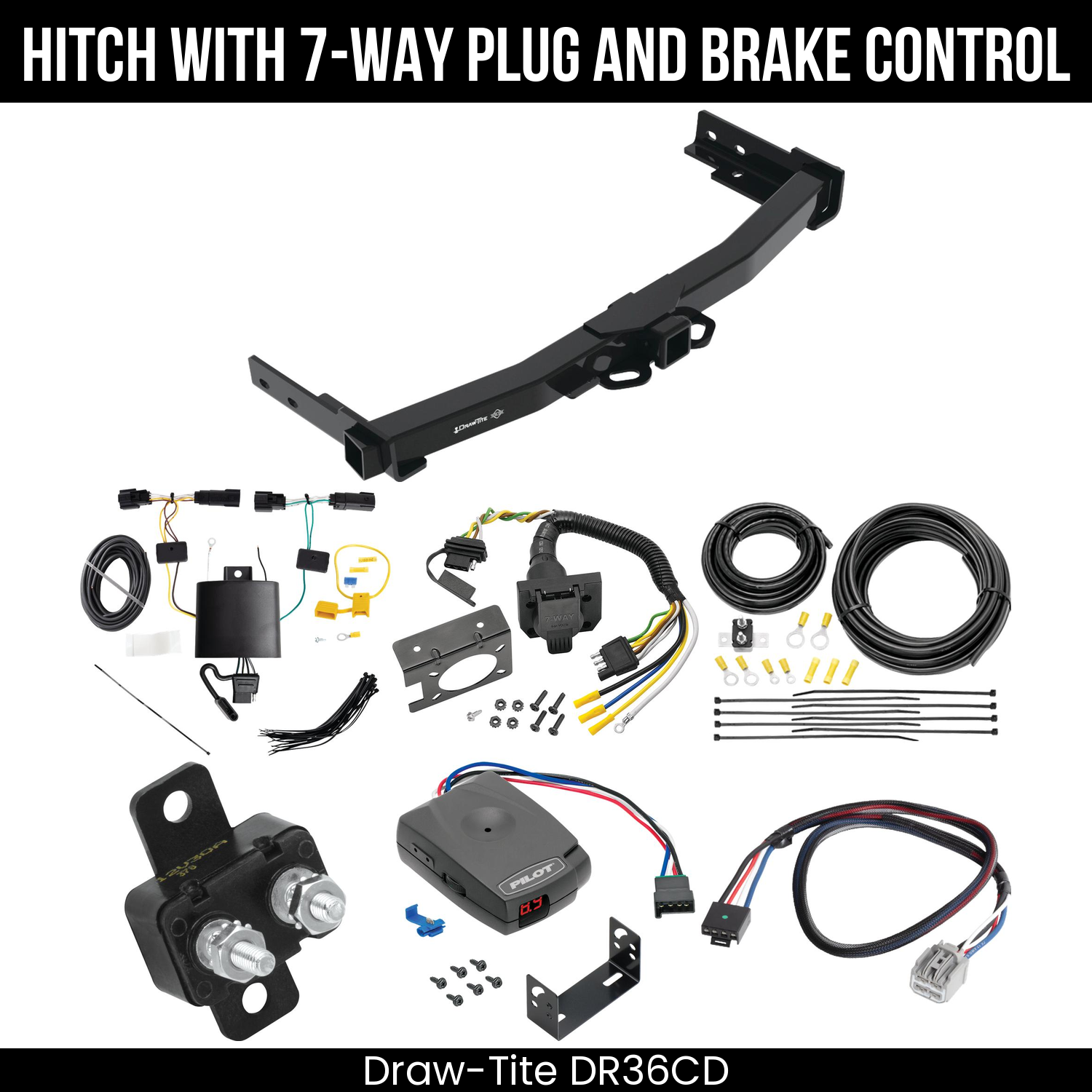 Trailer Hitch , 7-Way , Pro Series Pilot Brake Control