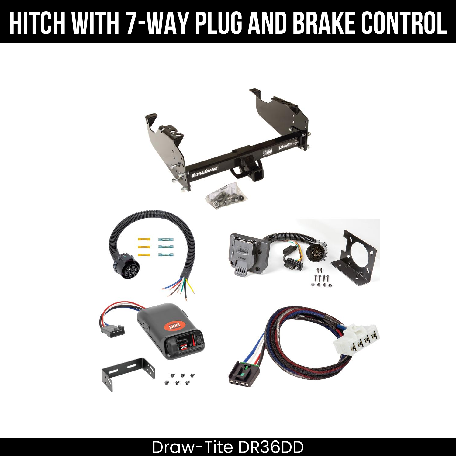 Trailer Hitch , 7-Way , Pro Series POD Brake Control