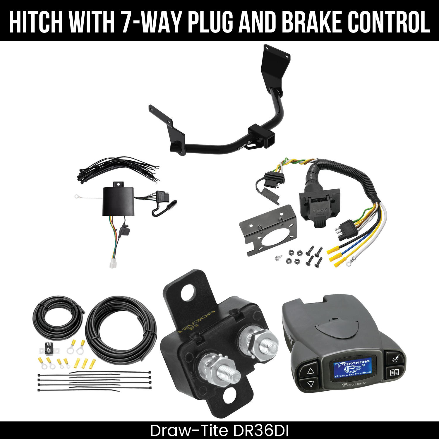 Trailer Hitch , 7-Way , Tekonsha Prodigy P3 Brake Control