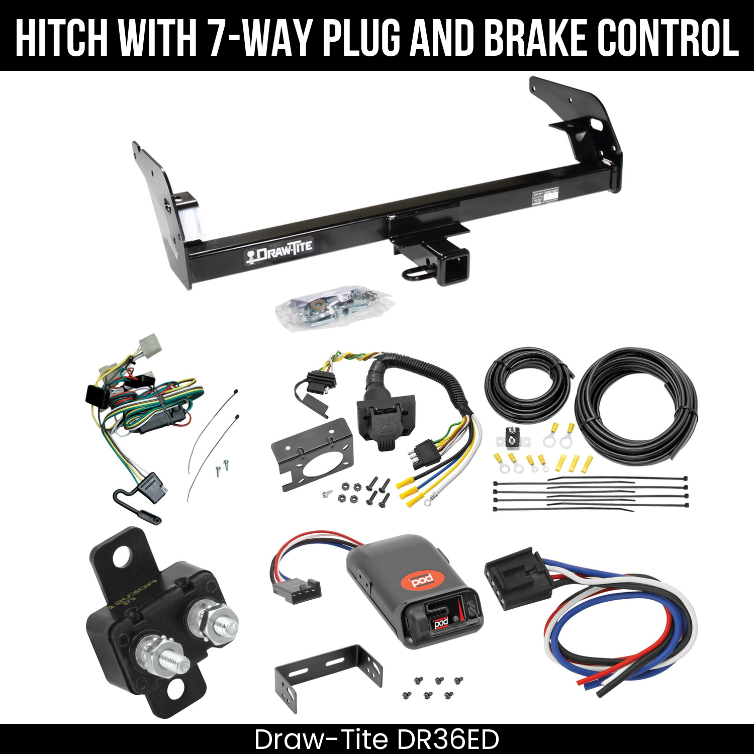 Trailer Hitch , 7-Way , Pro Series POD Brake Control