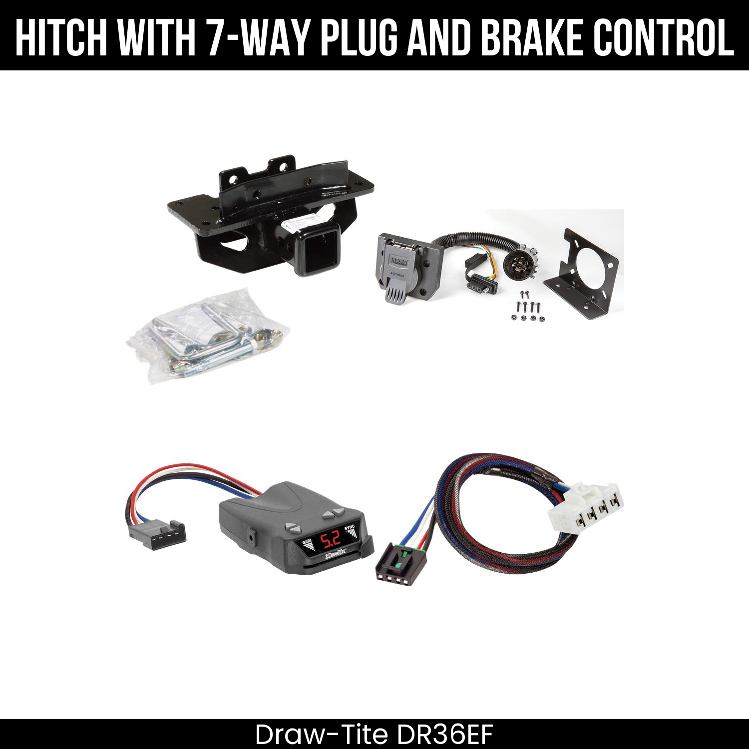 Trailer Hitch , 7-Way , Draw-Tite Activator IV Brake Control
