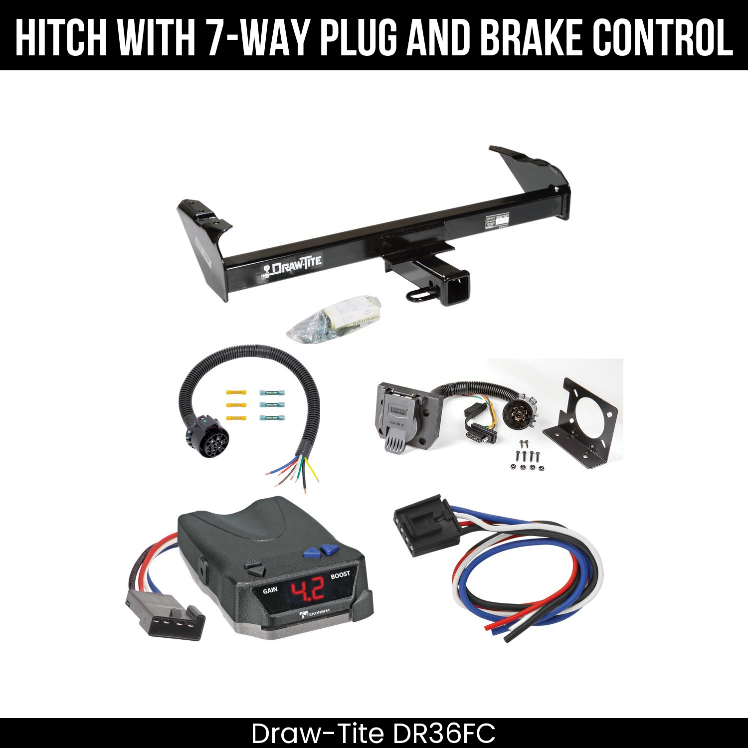 Trailer Hitch , 7-Way , Tekonsha Brake EVN Control