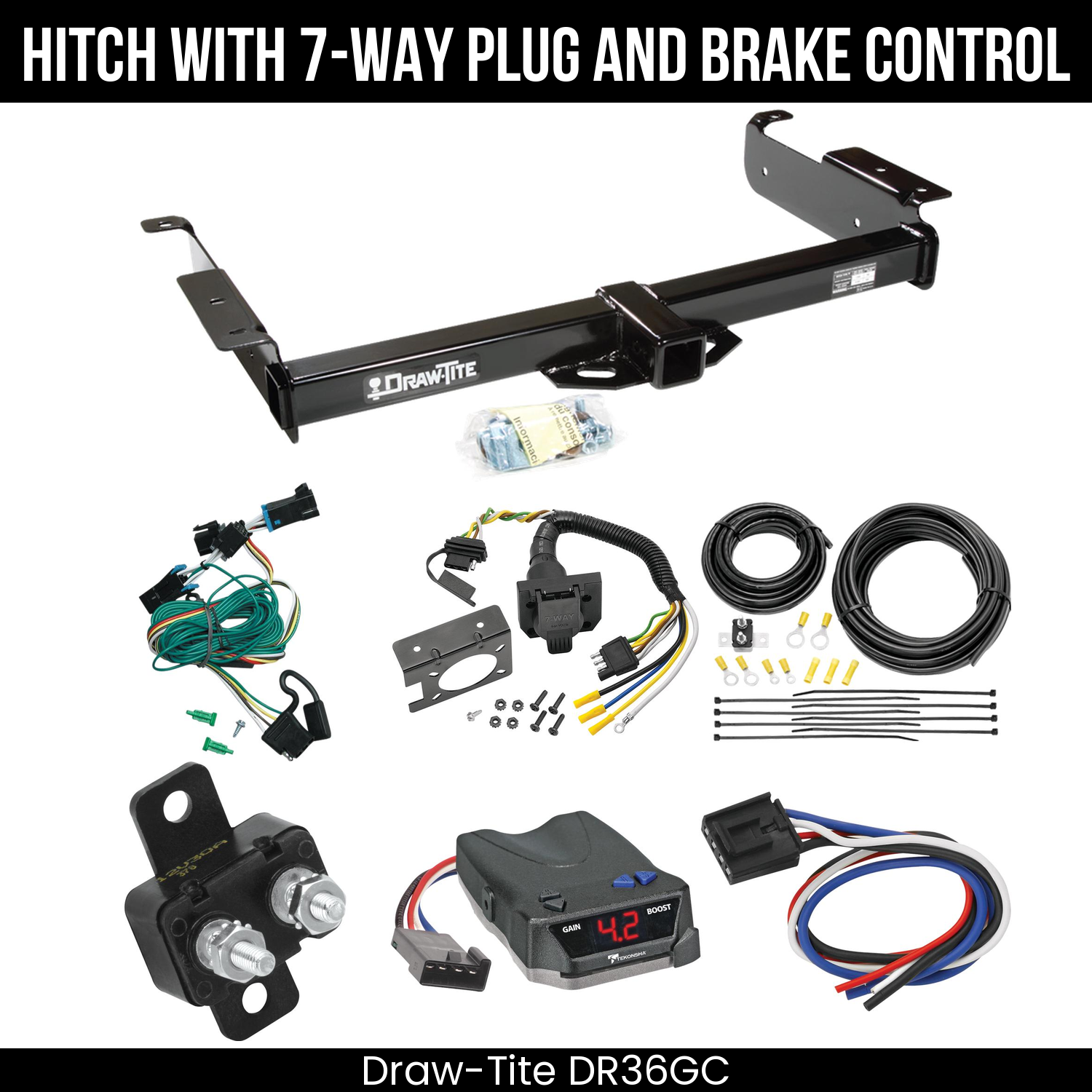 Trailer Hitch , 7-Way , Tekonsha Brake EVN Control