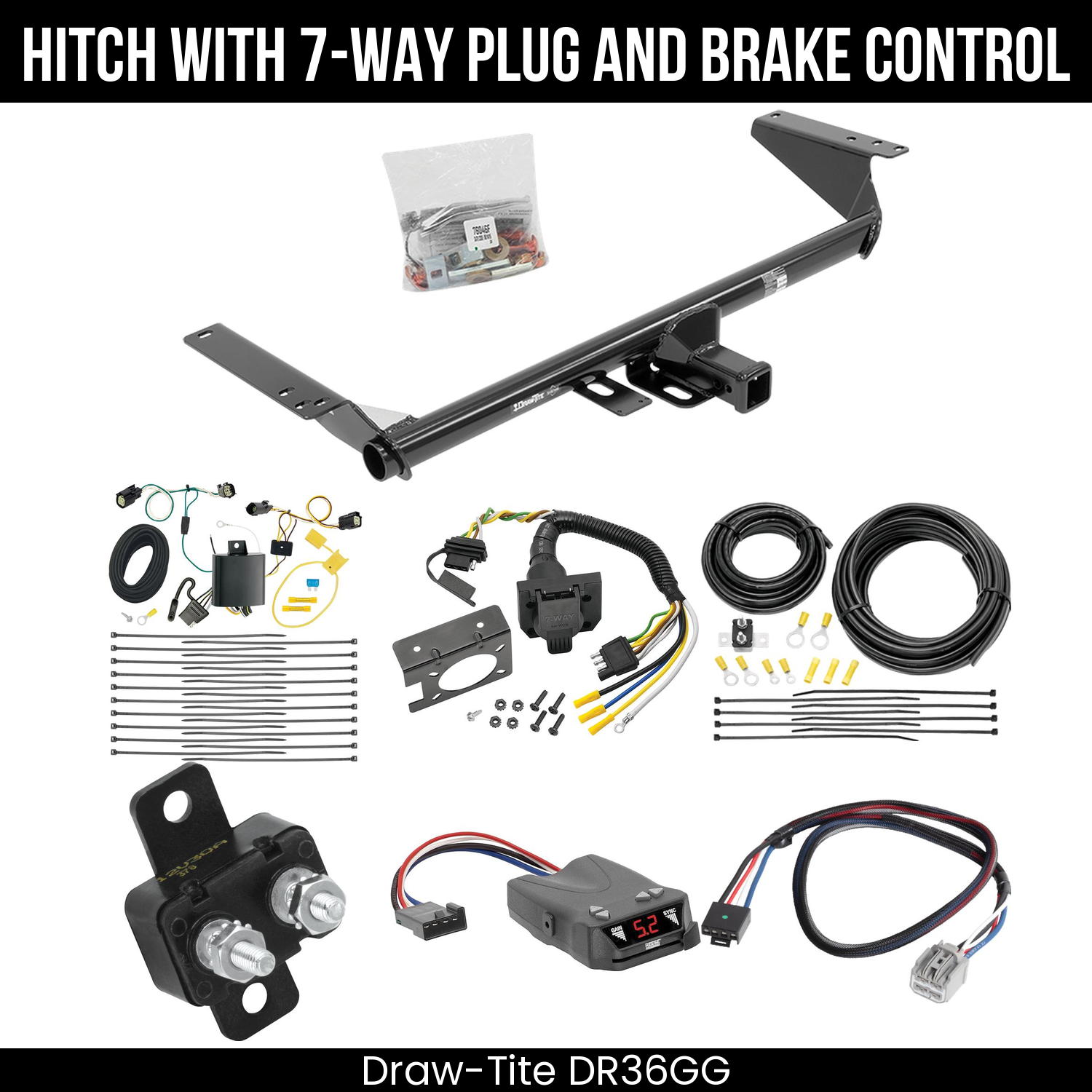 Trailer Hitch , 7-Way , Reese Brakeman IV Brake Control