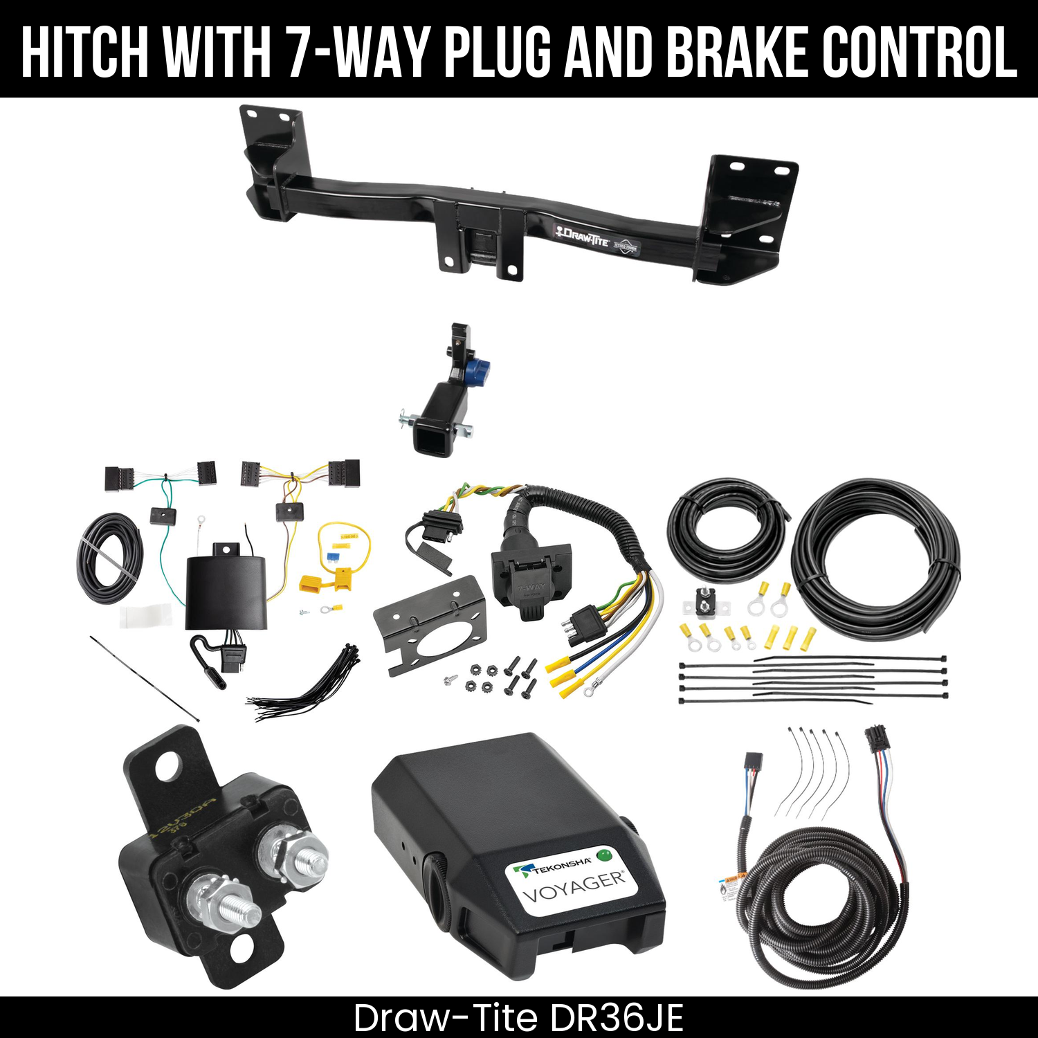 Trailer Hitch , 7-Way , Tekonsha Voyager Brake Control