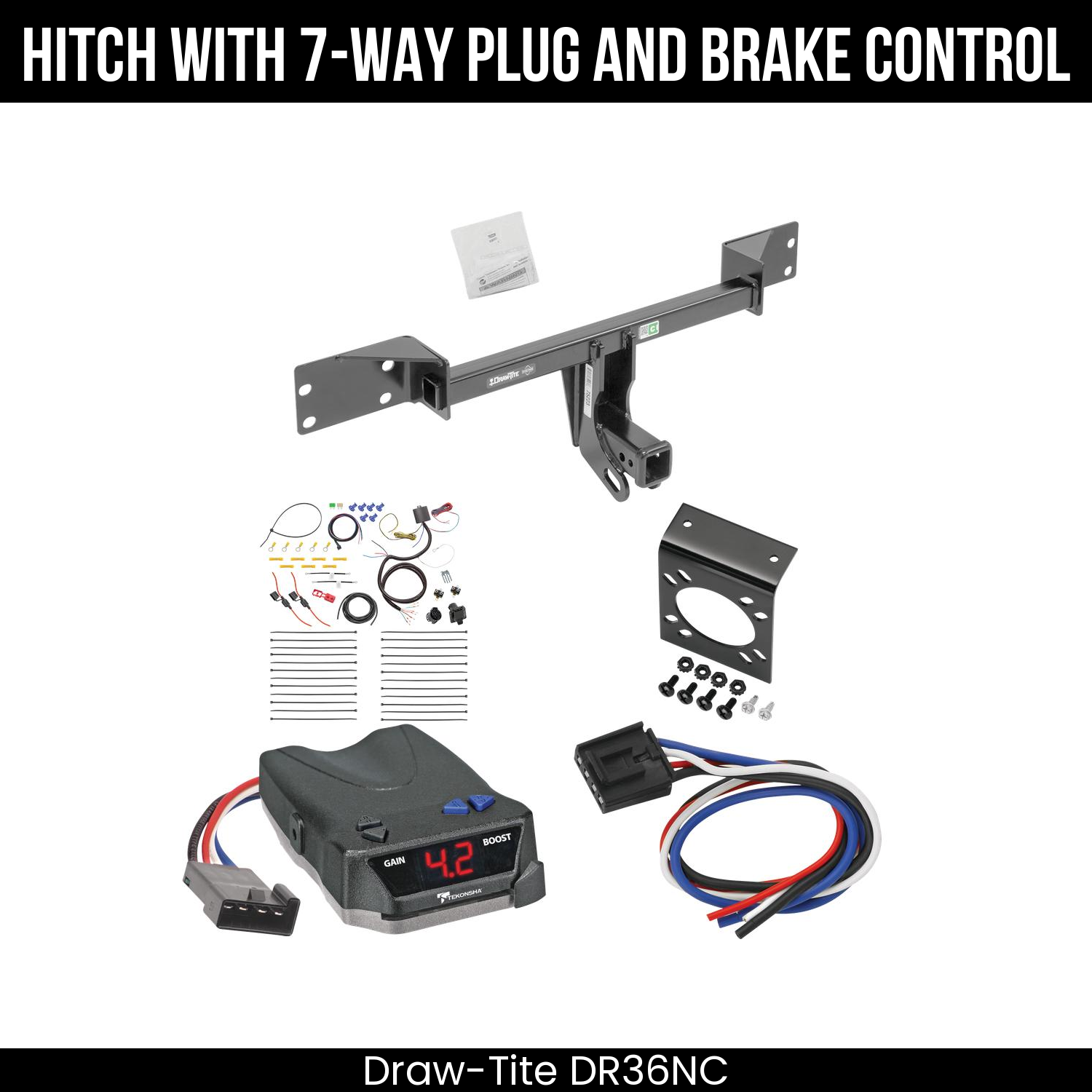 Trailer Hitch , 7-Way , Tekonsha Brake EVN Control