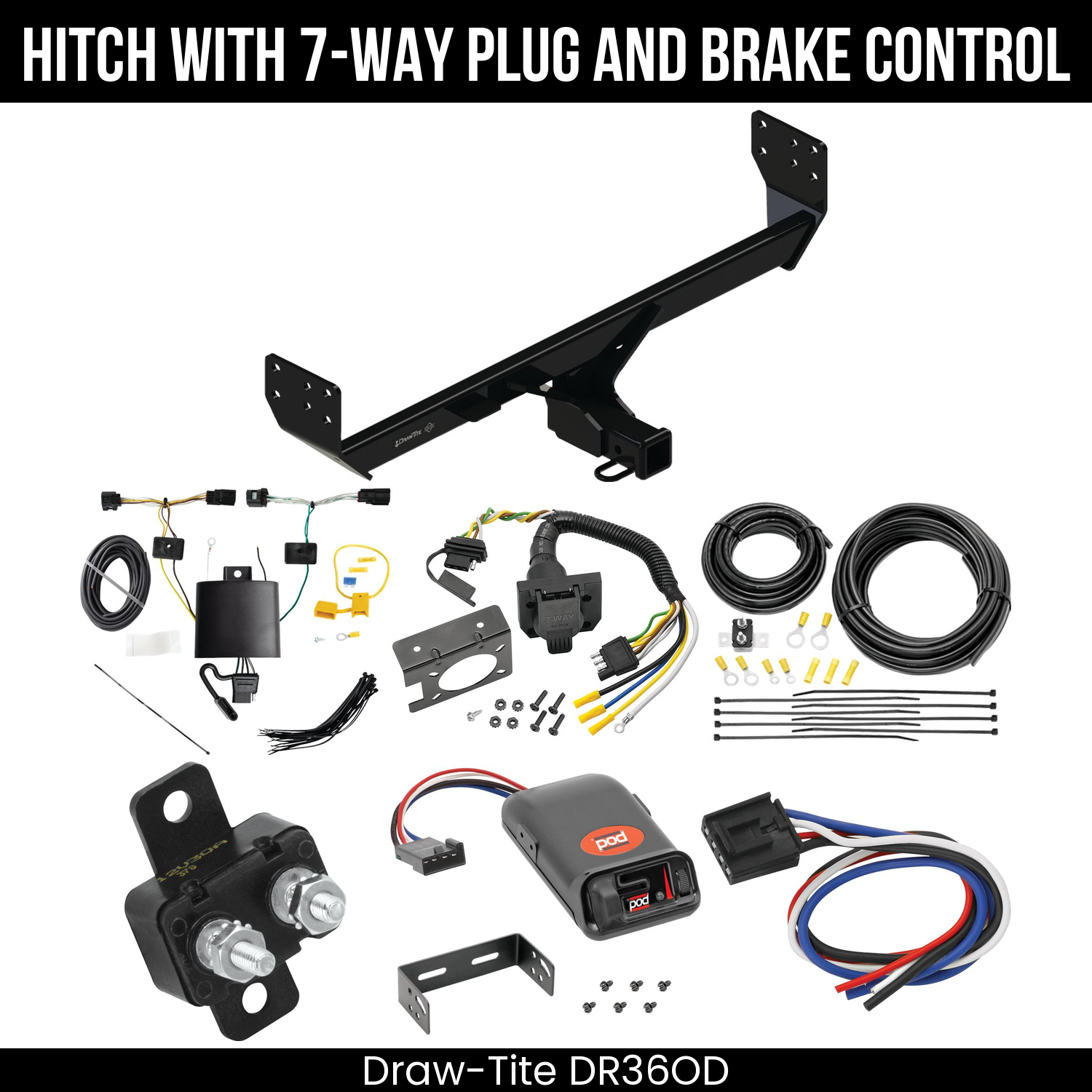 Trailer Hitch , 7-Way , Pro Series POD Brake Control