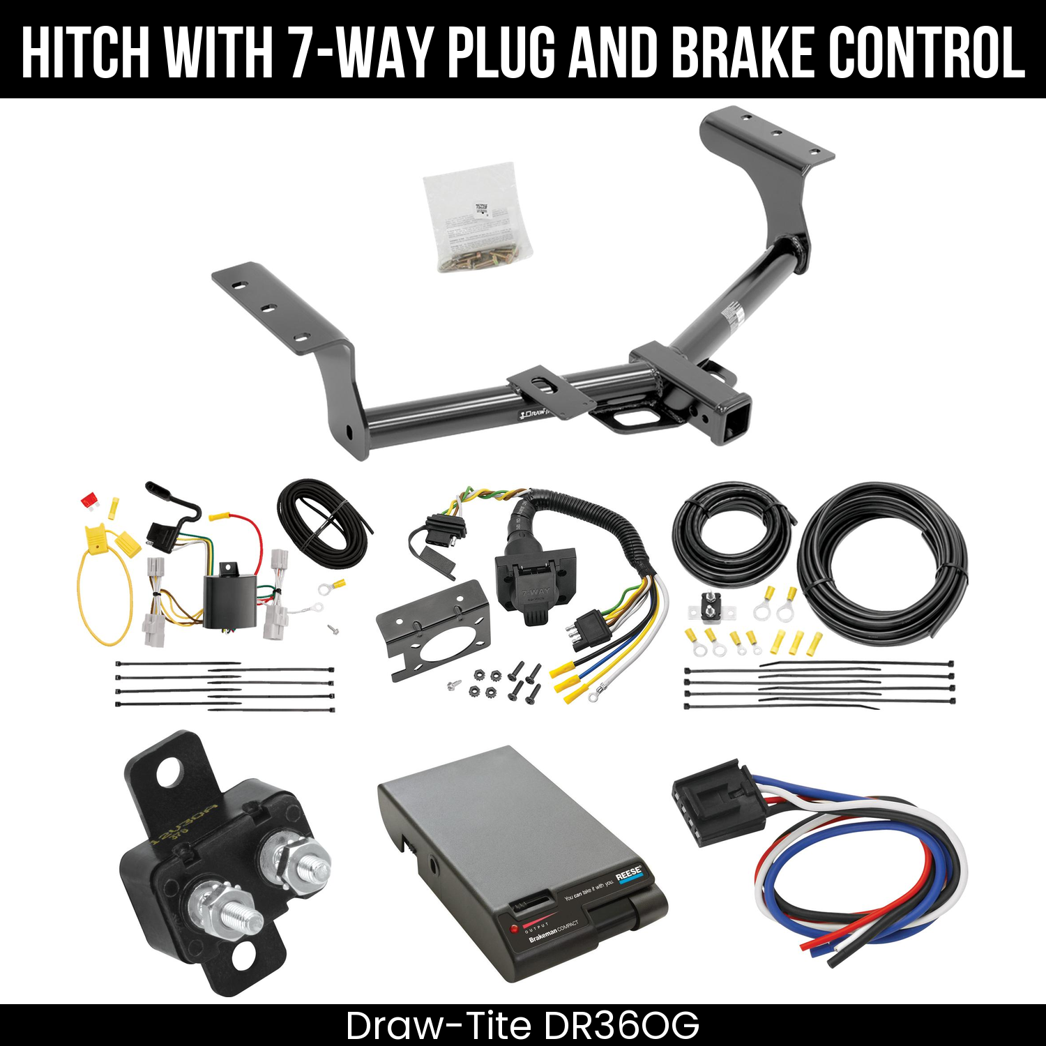 Trailer Hitch , 7-Way , Reese Brakeman Brake Control
