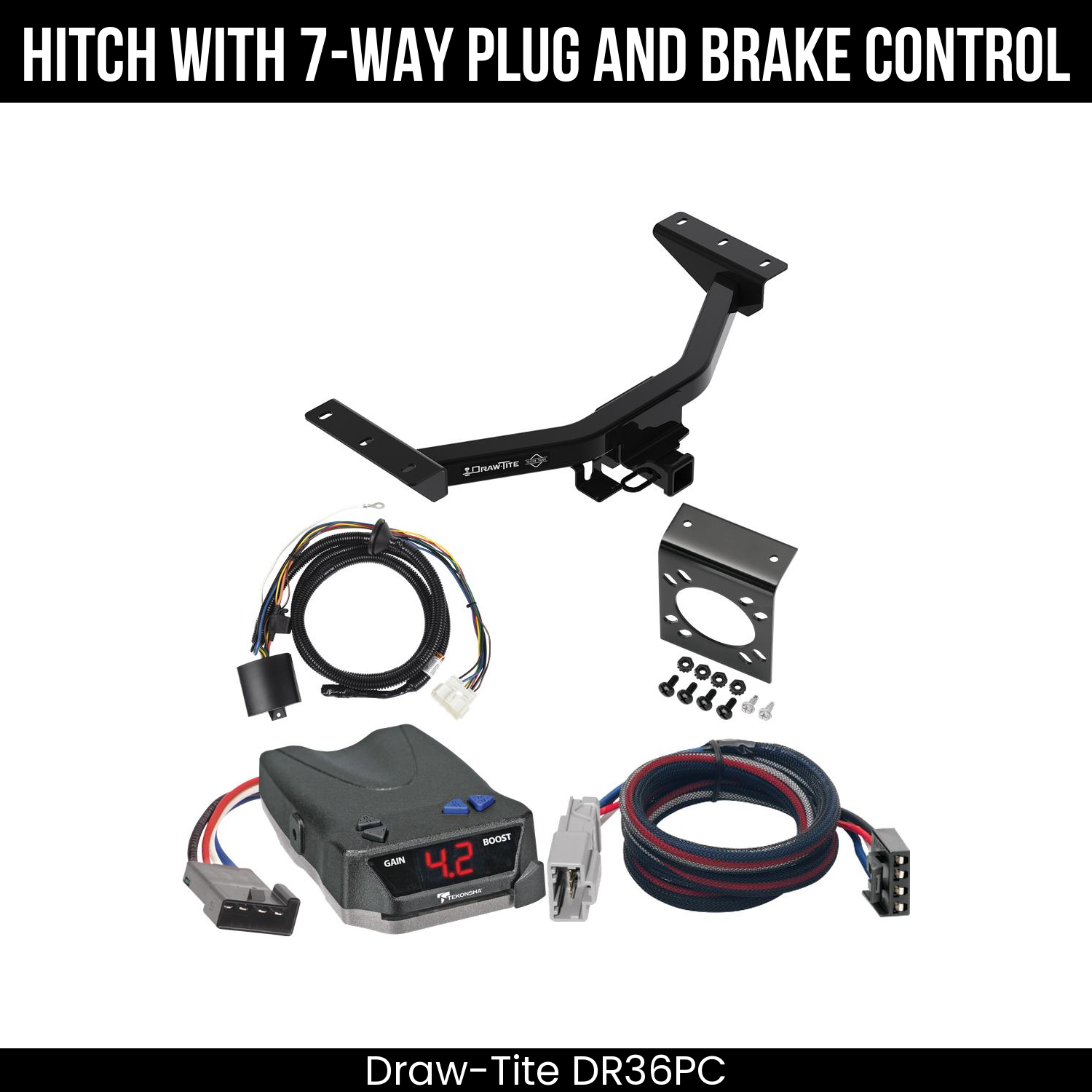 Trailer Hitch , 7-Way , Tekonsha Brake EVN Control