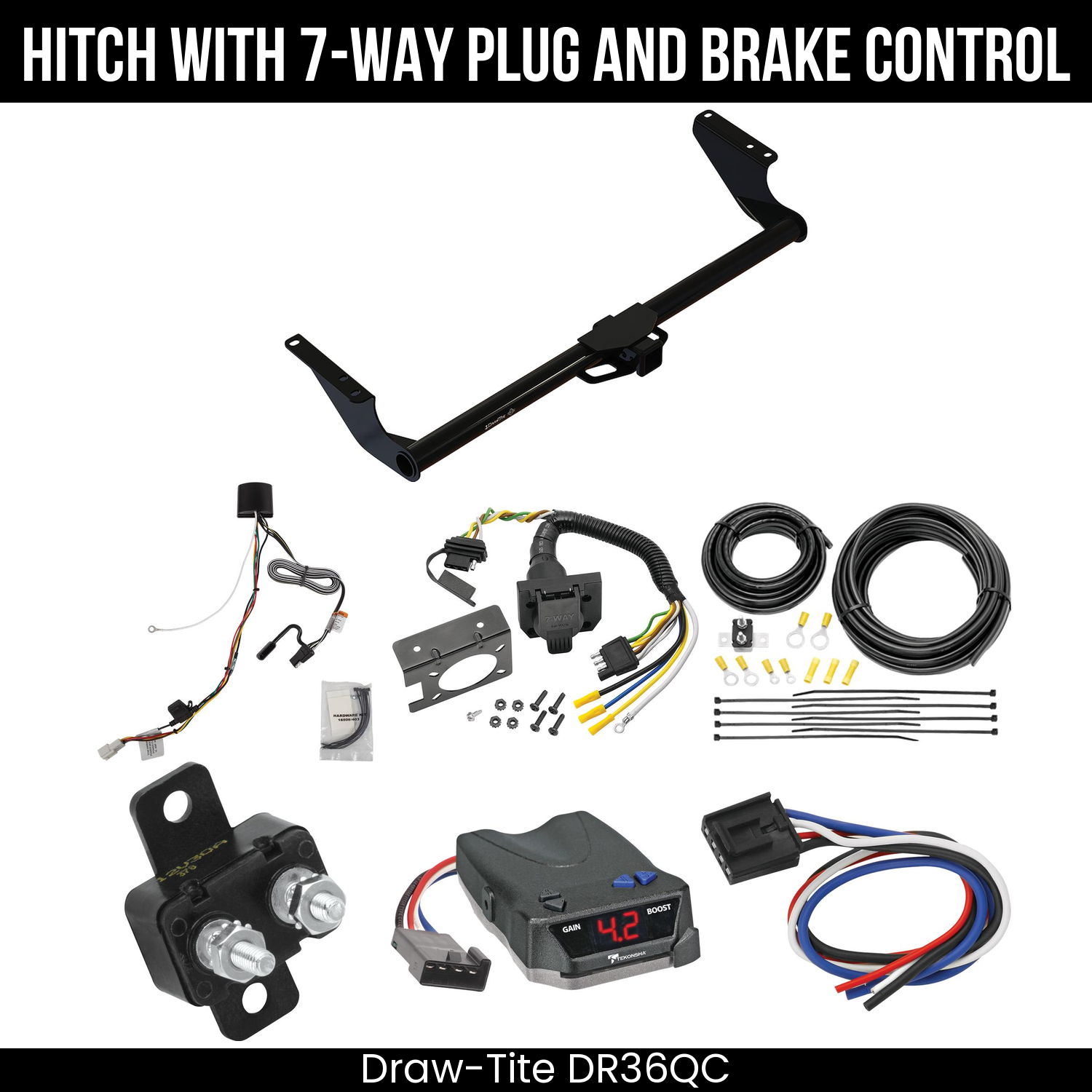 Trailer Hitch , 7-Way , Tekonsha Brake EVN Control
