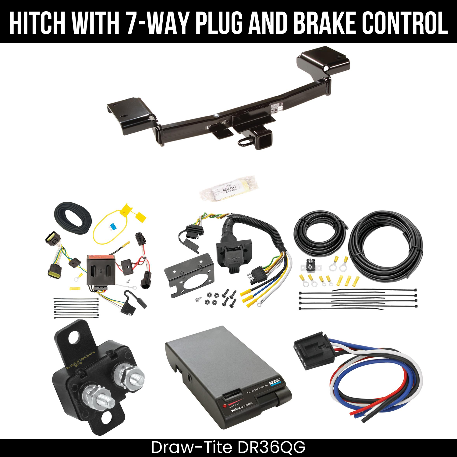 Trailer Hitch , 7-Way , Reese Brakeman Brake Control