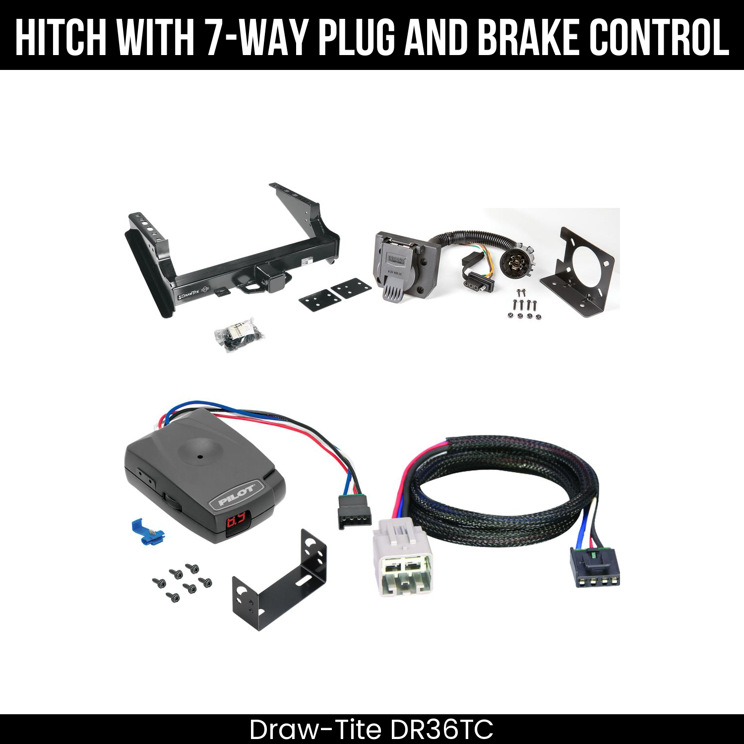 Trailer Hitch , 7-Way , Pro Series Pilot Brake Control