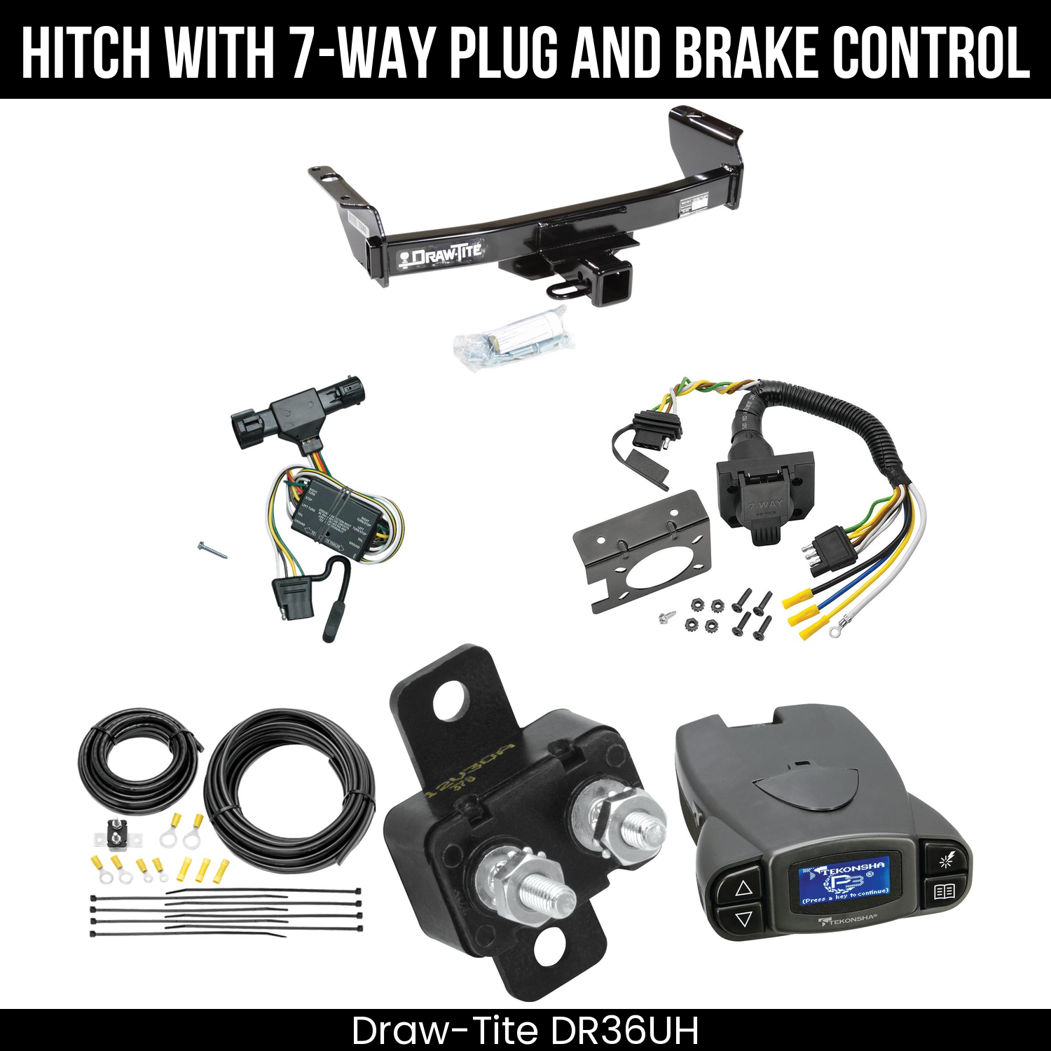 Trailer Hitch , 7-Way , Tekonsha Prodigy P3 Brake Control