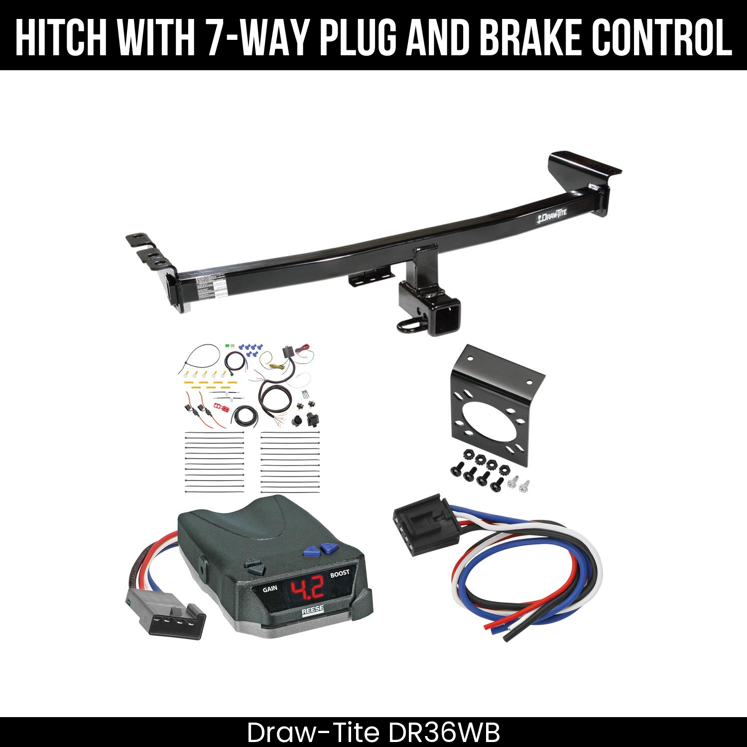 Trailer Hitch , 7-Way , Reese Brake EVN Control