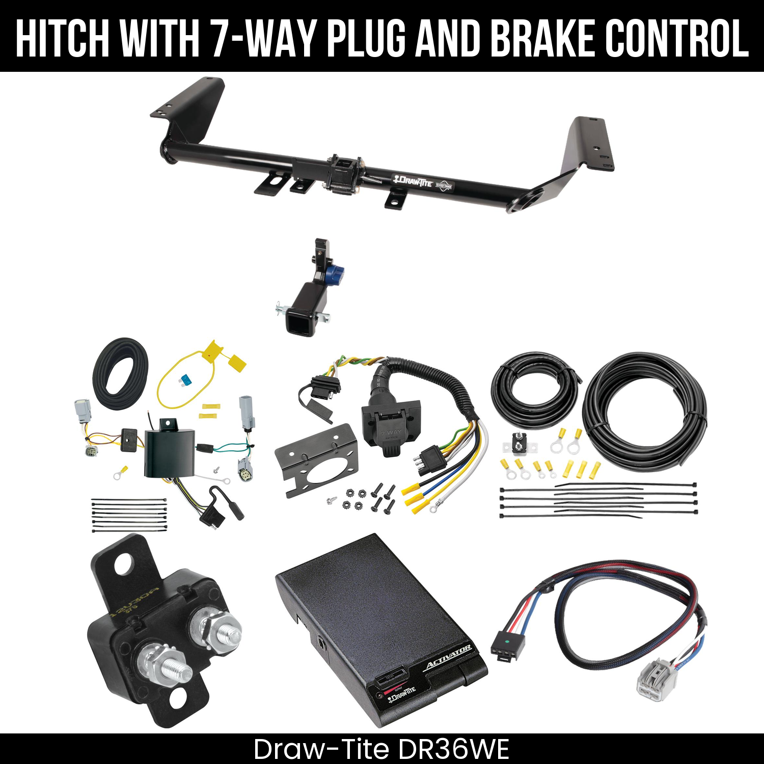 Trailer Hitch , 7-Way , Draw-Tite Activator Brake Control
