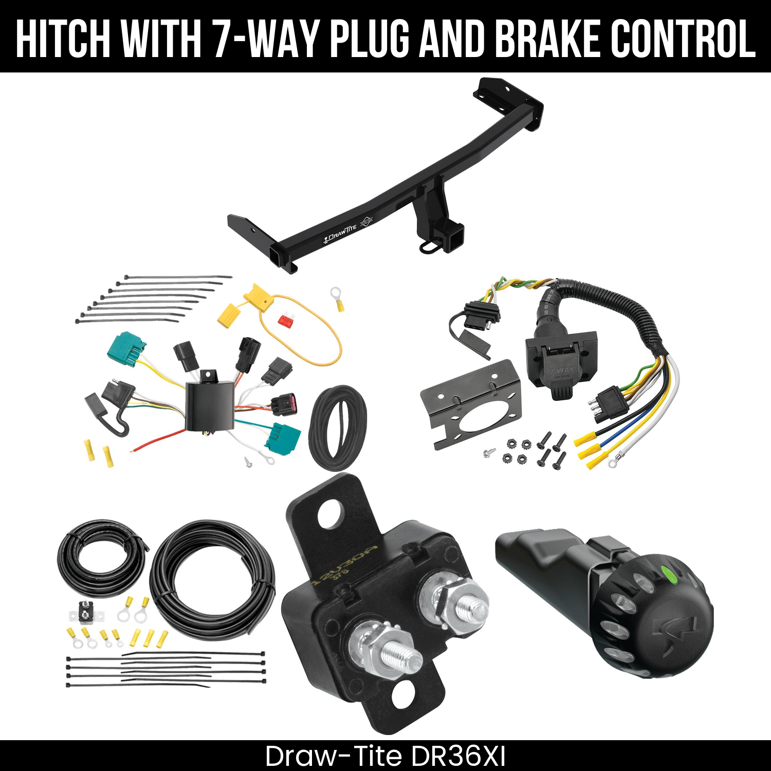 Trailer Hitch , 7-Way , Tekonsha Voyager iD Smart Brake Control