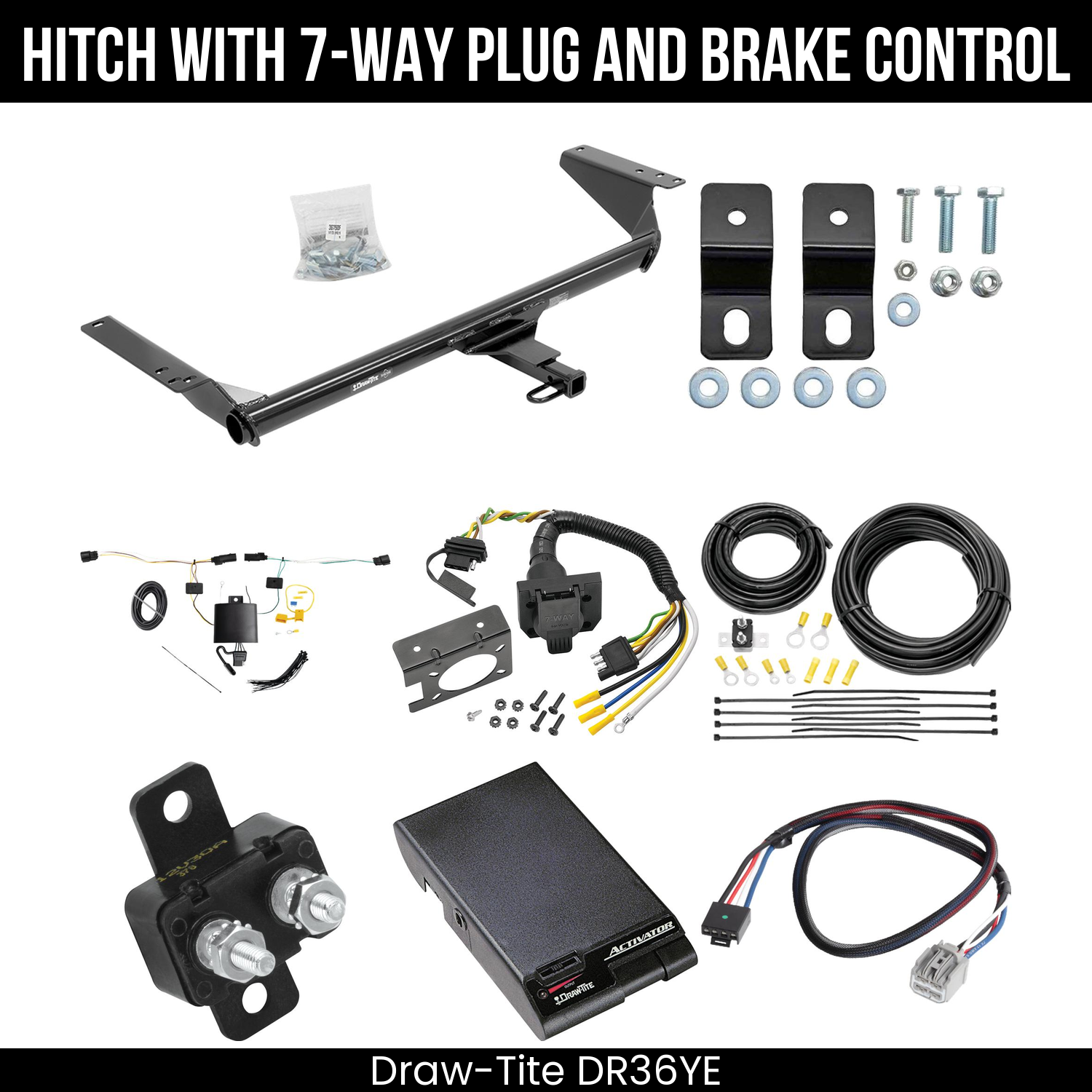 Trailer Hitch , 7-Way , Draw-Tite Activator Brake Control