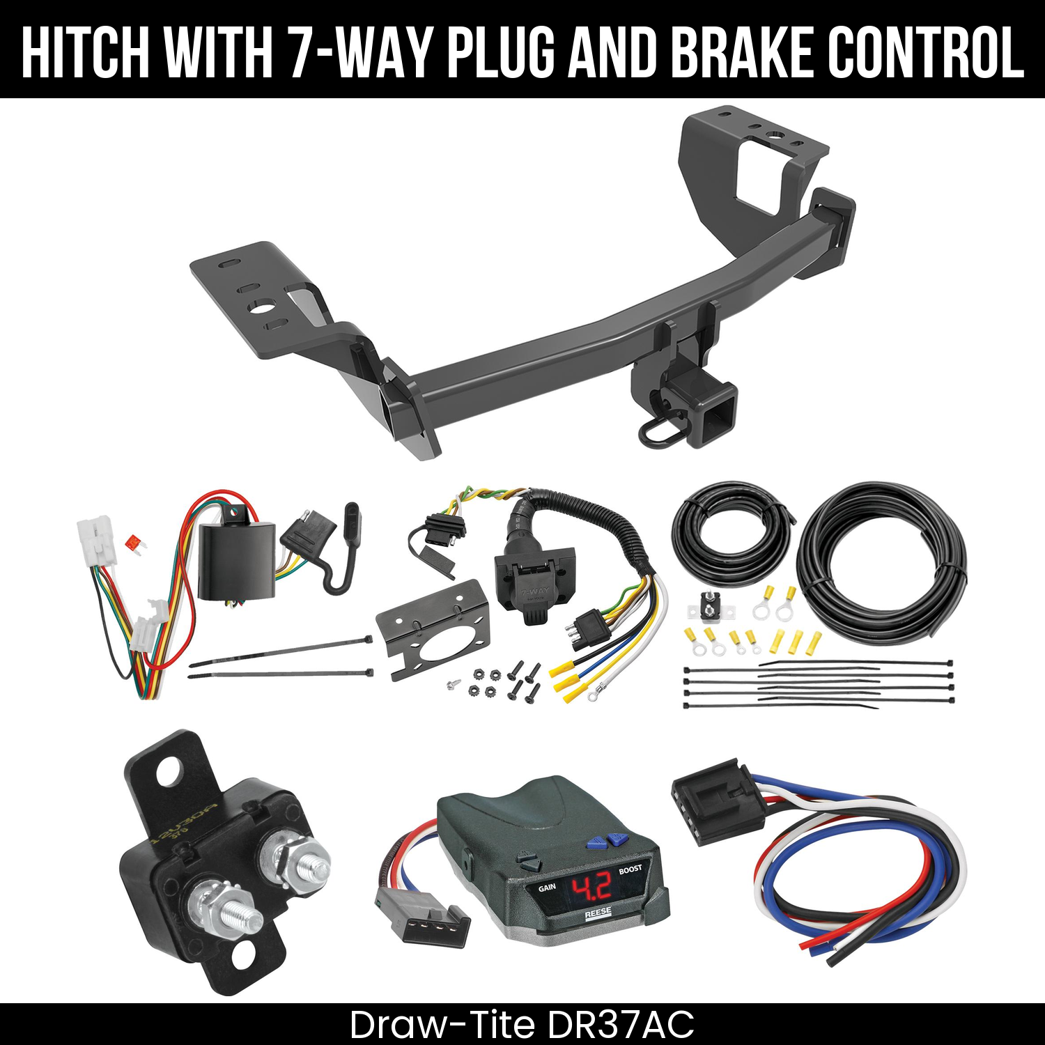 Trailer Hitch , 7-Way , Reese Brake EVN Control