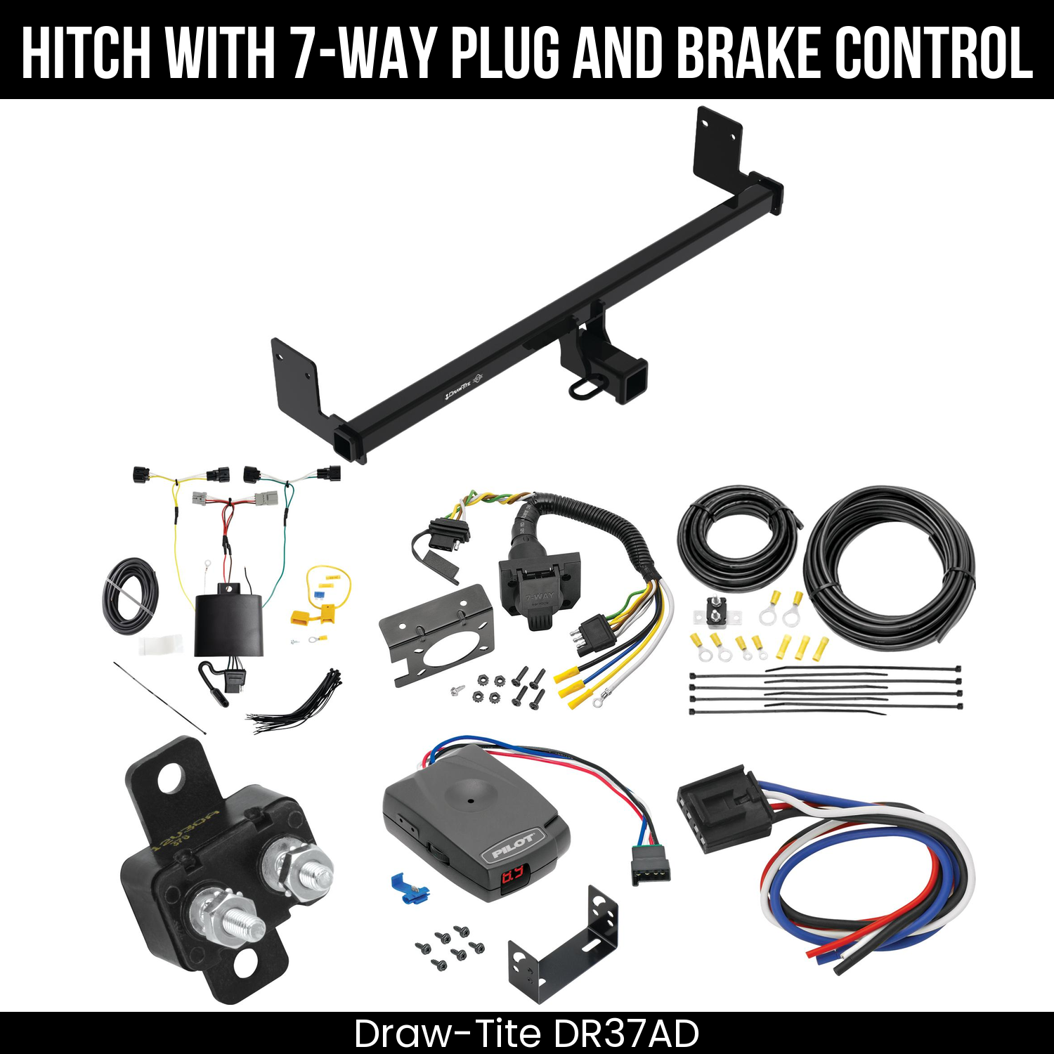 Trailer Hitch , 7-Way , Pro Series Pilot Brake Control