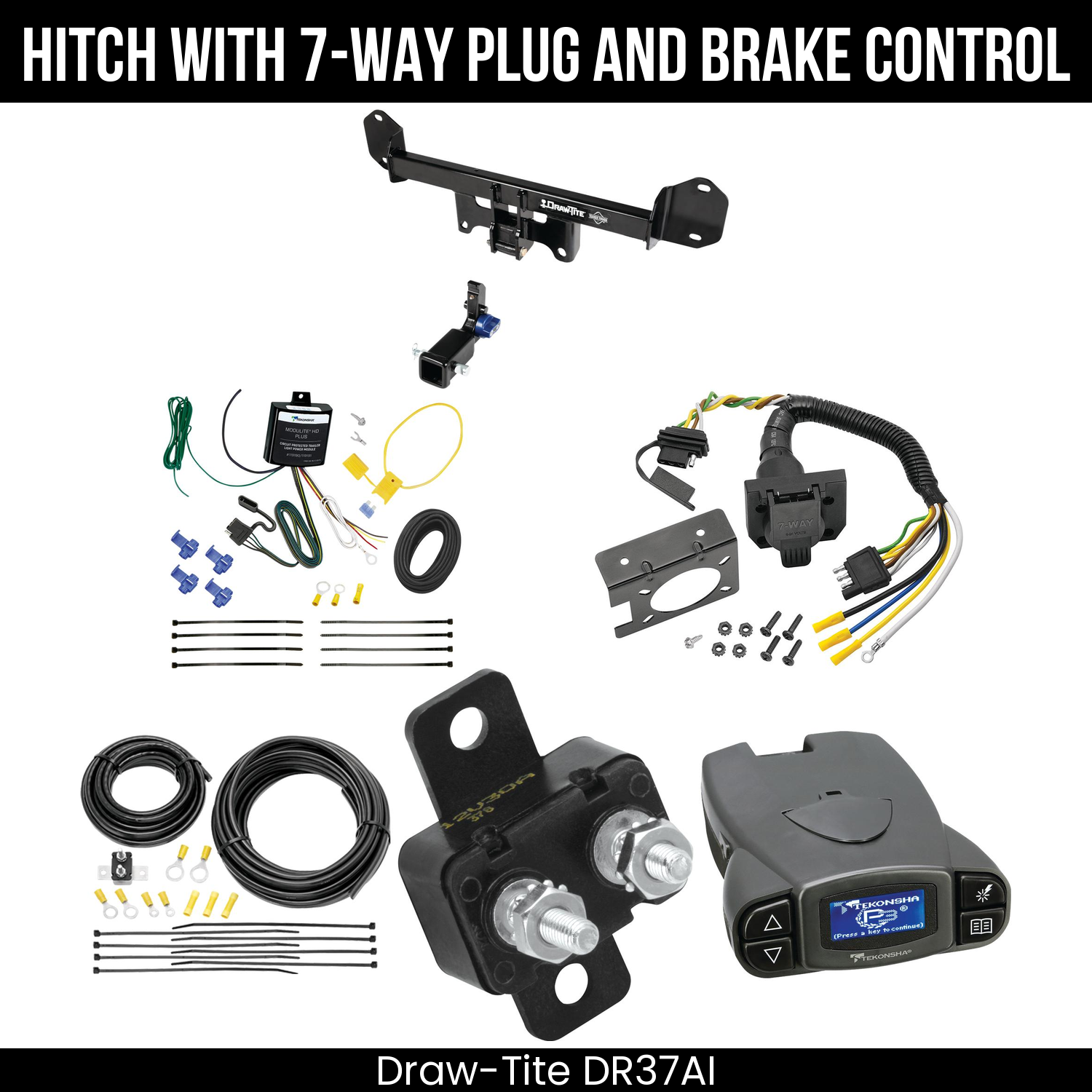 Trailer Hitch , 7-Way , Tekonsha Prodigy P3 Brake Control