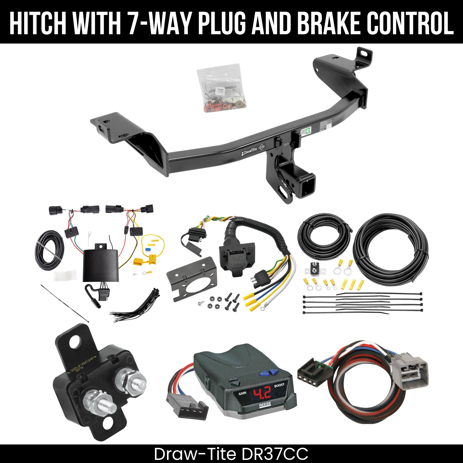 Trailer Hitch , 7-Way , Reese Brake EVN Control