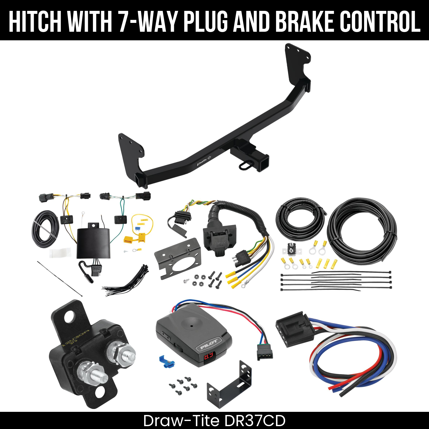 Trailer Hitch , 7-Way , Pro Series Pilot Brake Control