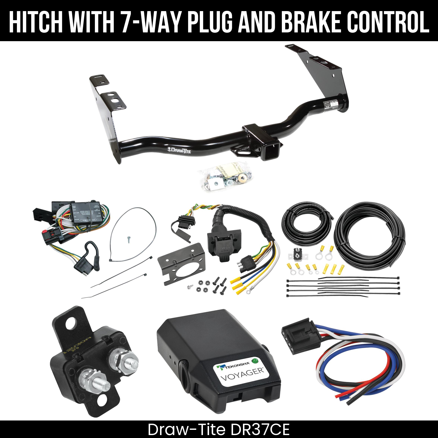 Trailer Hitch , 7-Way , Tekonsha Voyager Brake Control
