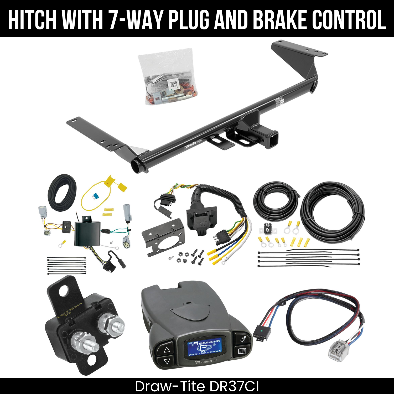 Trailer Hitch , 7-Way , Tekonsha Prodigy P3 Brake Control
