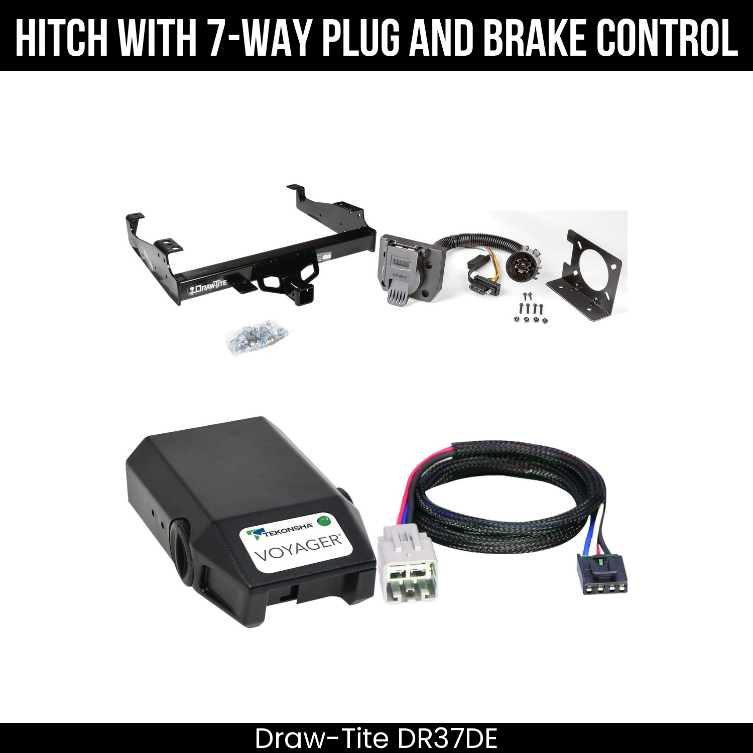 Trailer Hitch , 7-Way , Tekonsha Voyager Brake Control