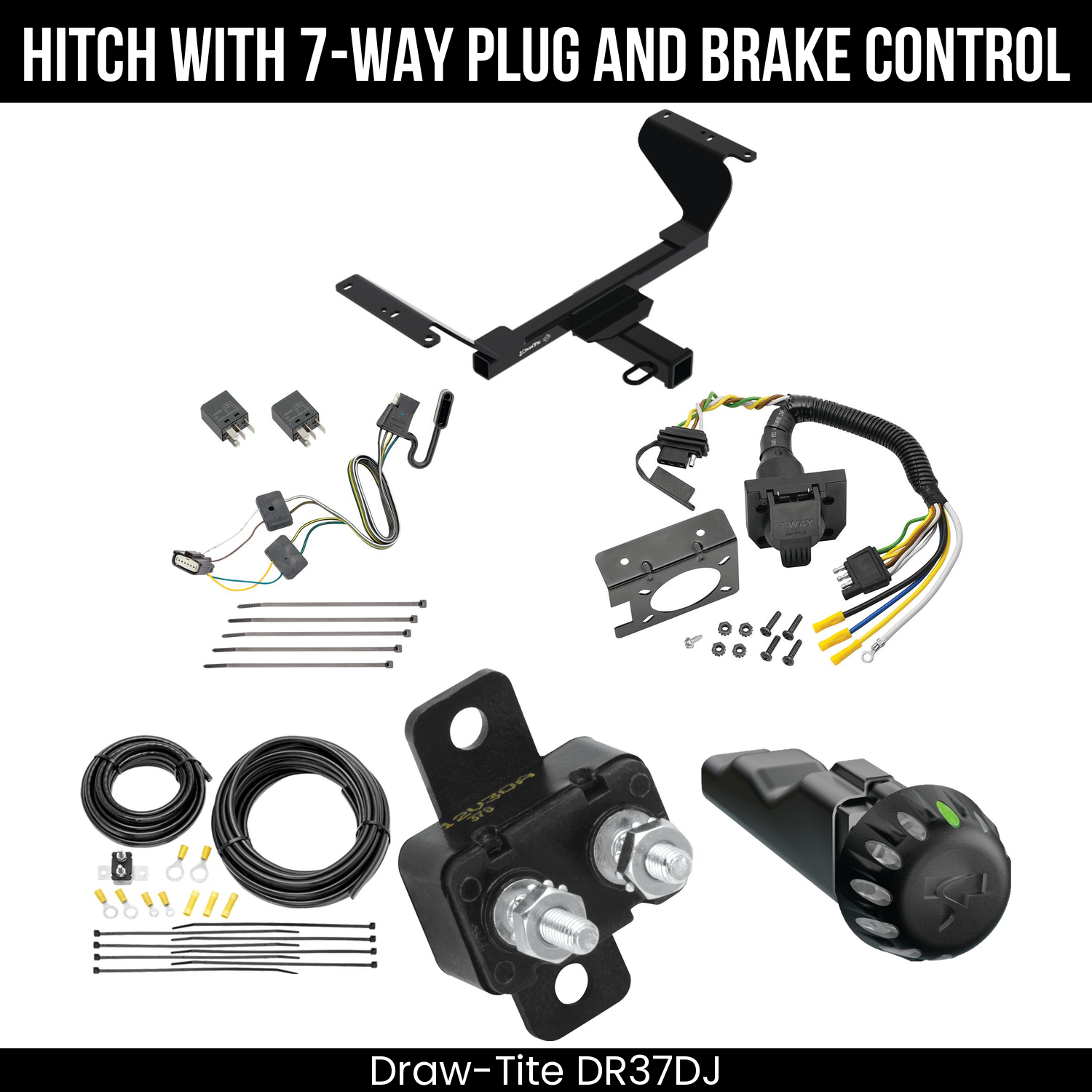 Trailer Hitch , 7-Way , Tekonsha Voyager iD Smart Brake Control