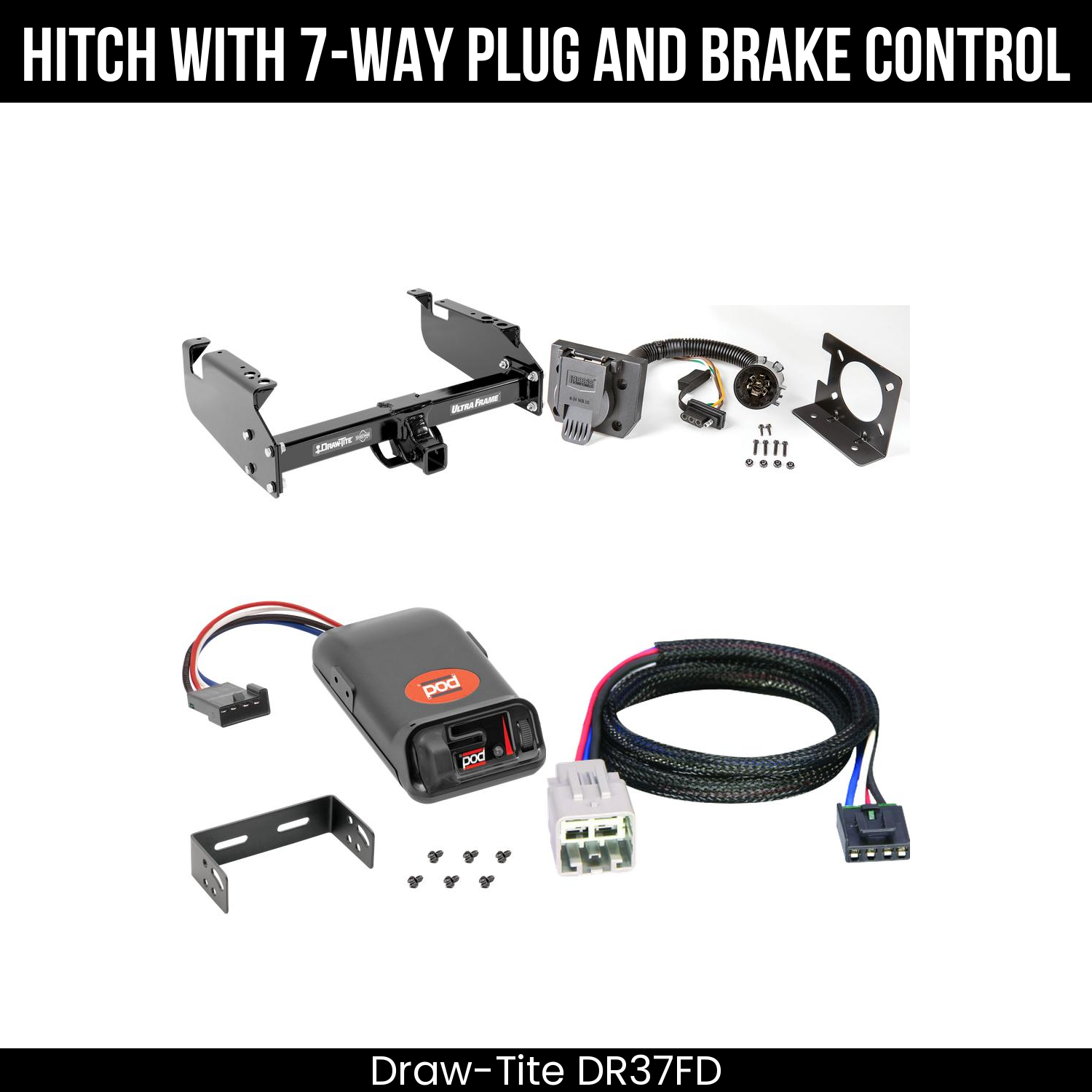 Trailer Hitch , 7-Way , Pro Series POD Brake Control