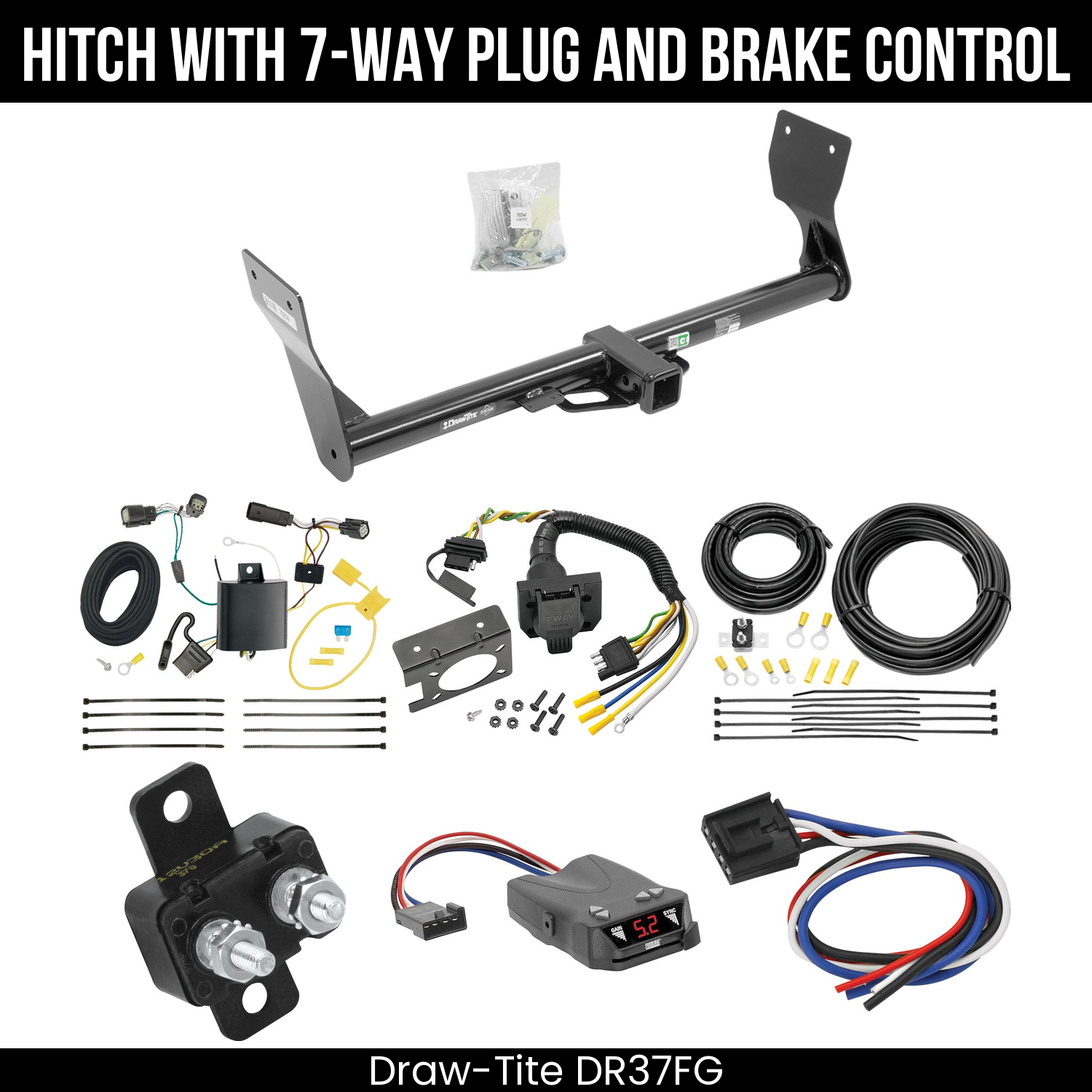 Trailer Hitch , 7-Way , Reese Brakeman IV Brake Control
