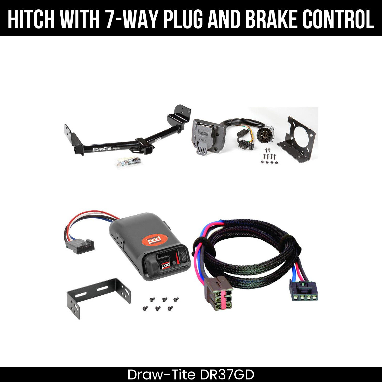 Trailer Hitch , 7-Way , Pro Series POD Brake Control
