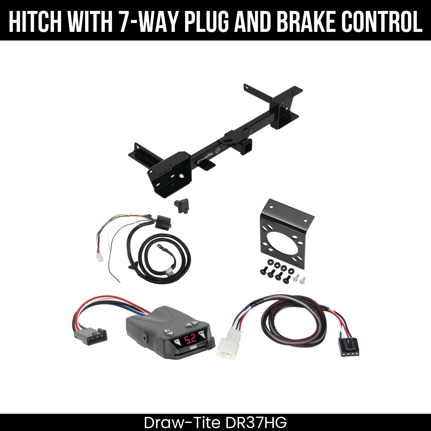 Trailer Hitch , 7-Way , Reese Brakeman IV Brake Control