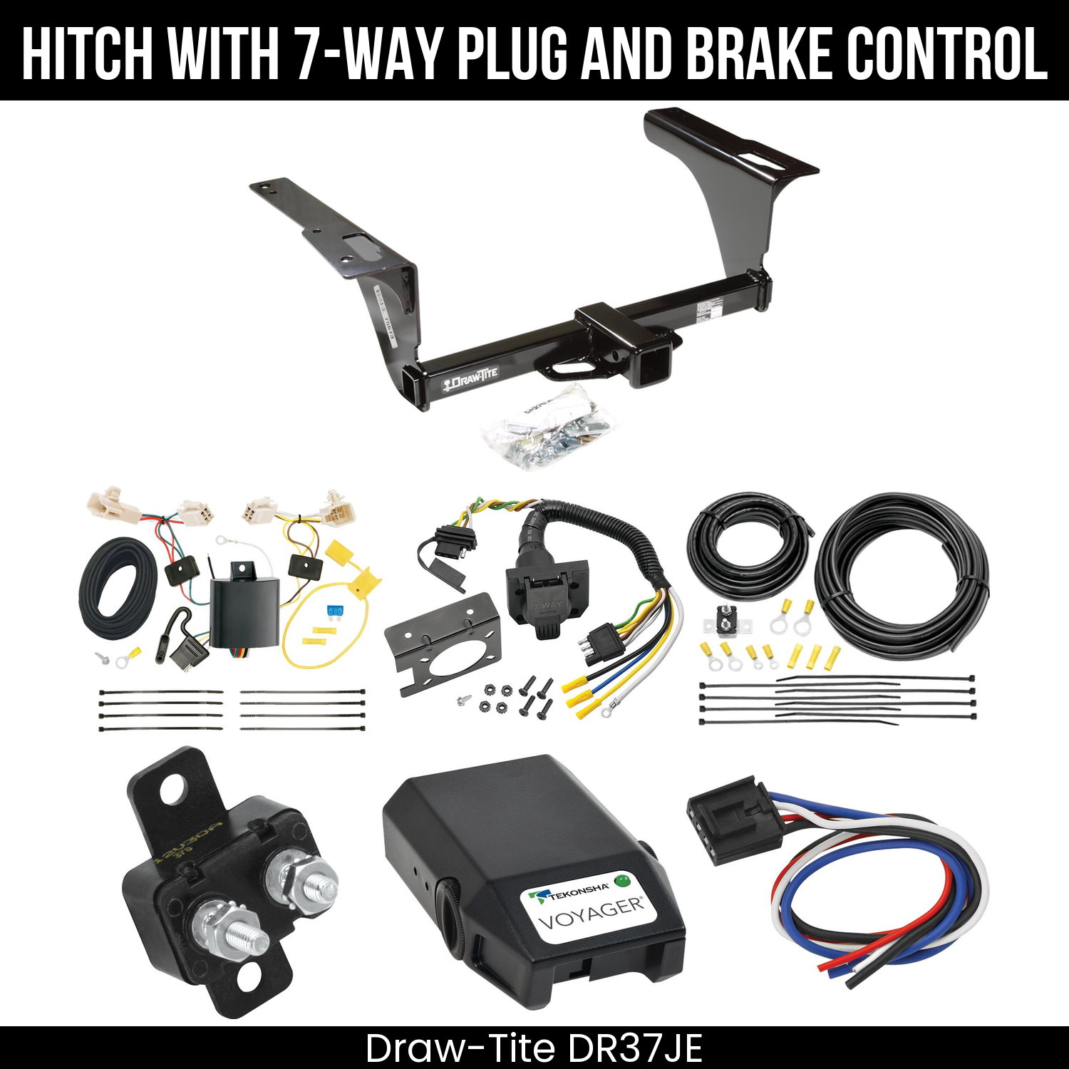 Trailer Hitch , 7-Way , Tekonsha Voyager Brake Control