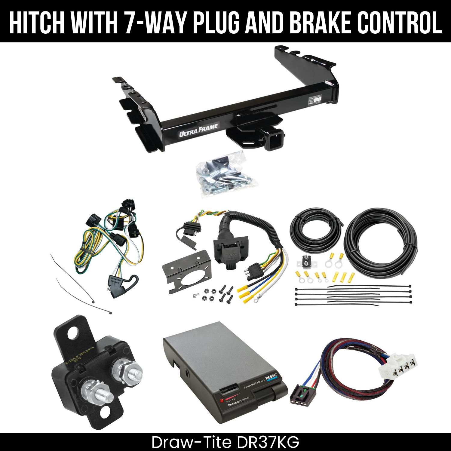 Trailer Hitch , 7-Way , Reese Brakeman Brake Control
