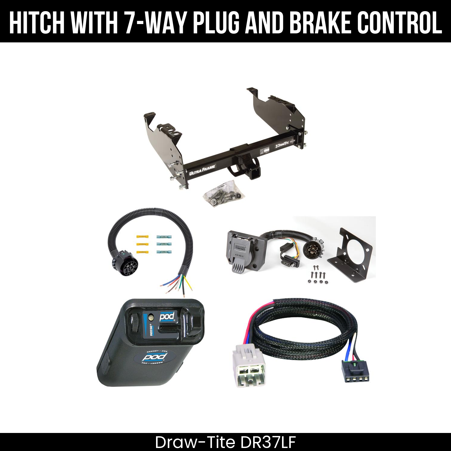 Trailer Hitch , 7-Way , Reese POD Brake Control