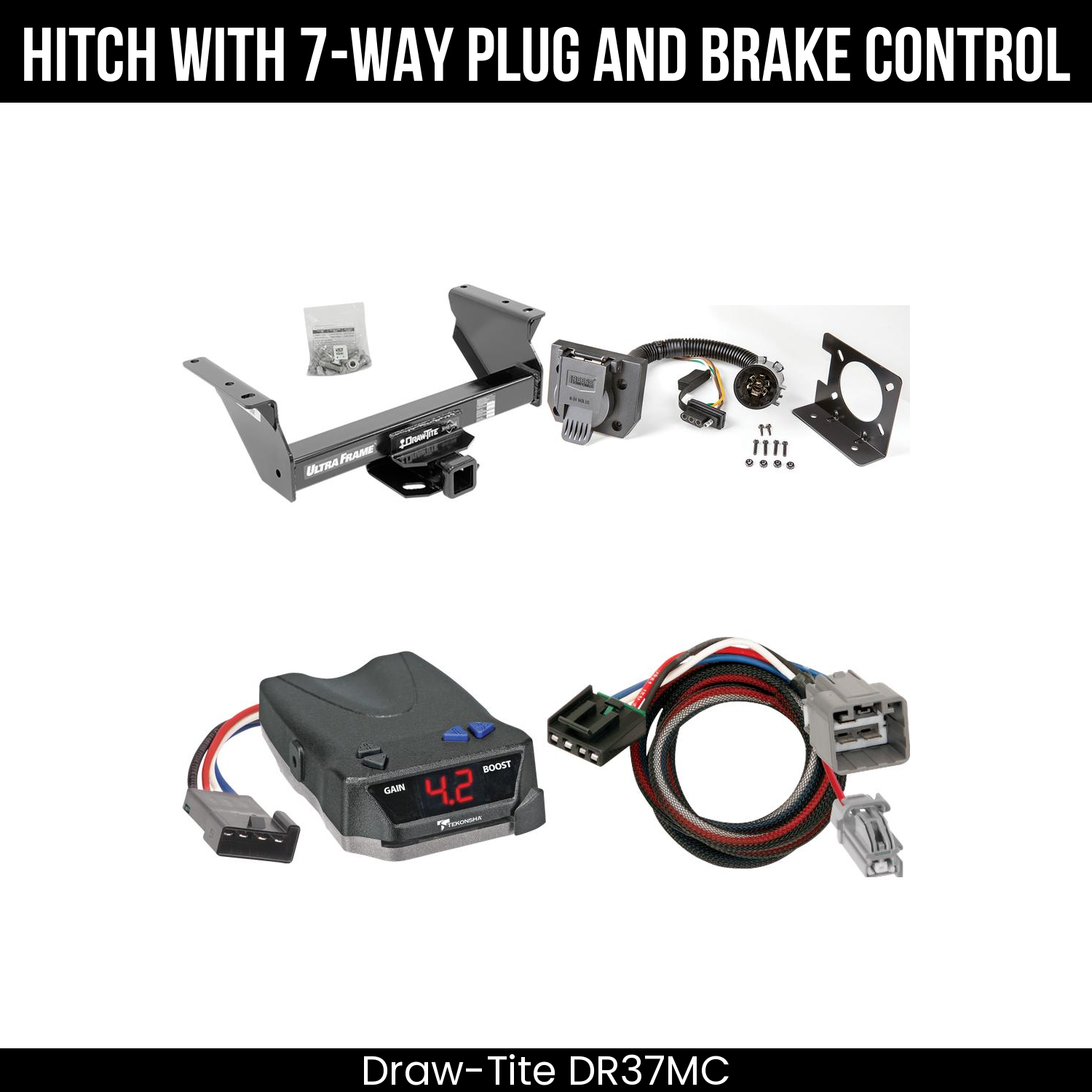 Trailer Hitch , 7-Way , Tekonsha Brake EVN Control