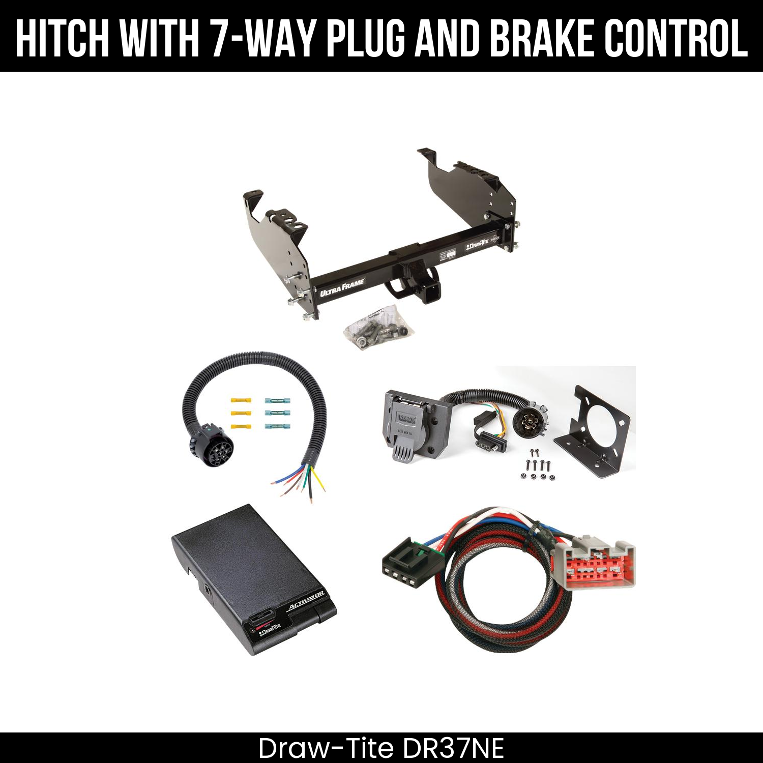 Trailer Hitch , 7-Way , Draw-Tite Activator Brake Control