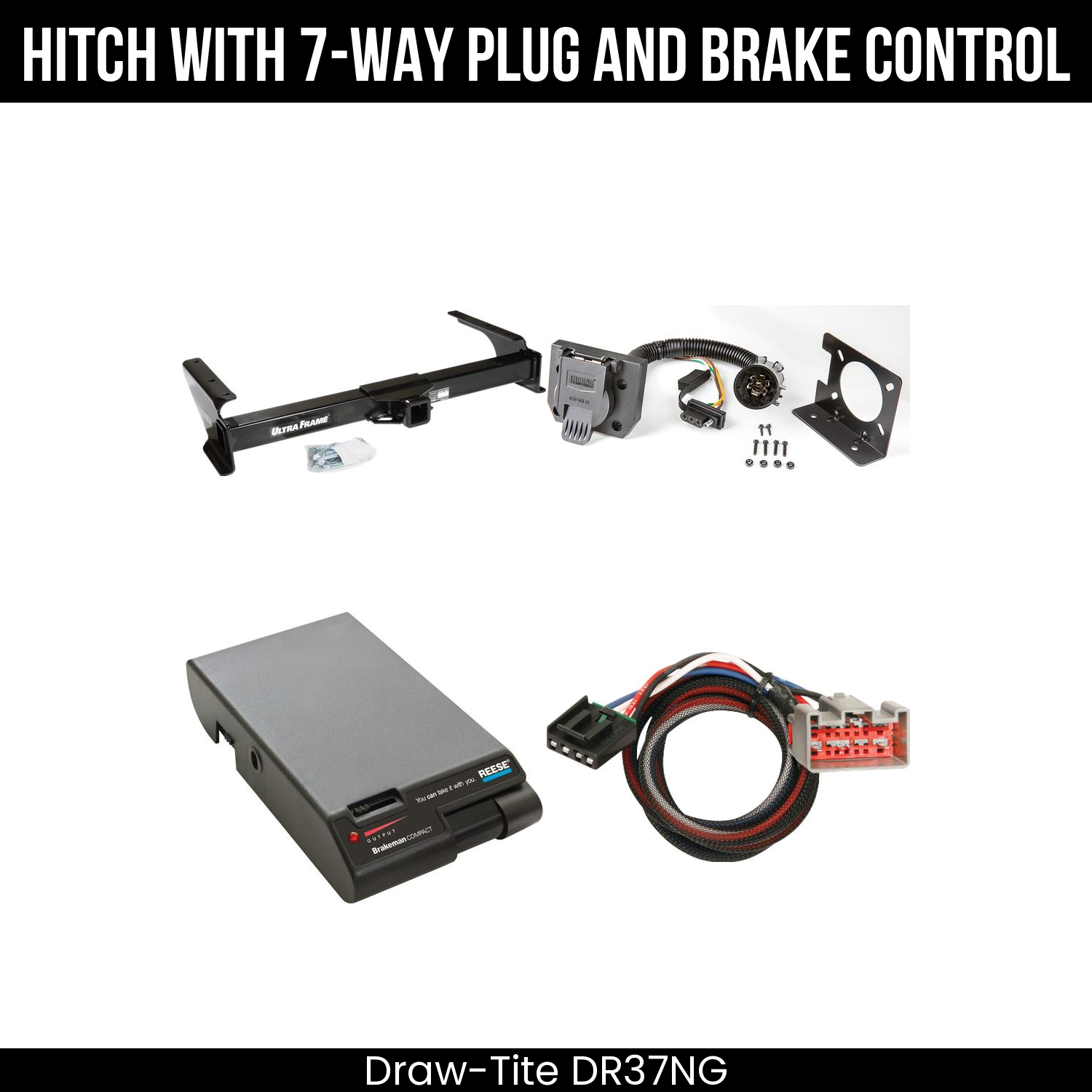 Trailer Hitch , 7-Way , Reese Brakeman Brake Control