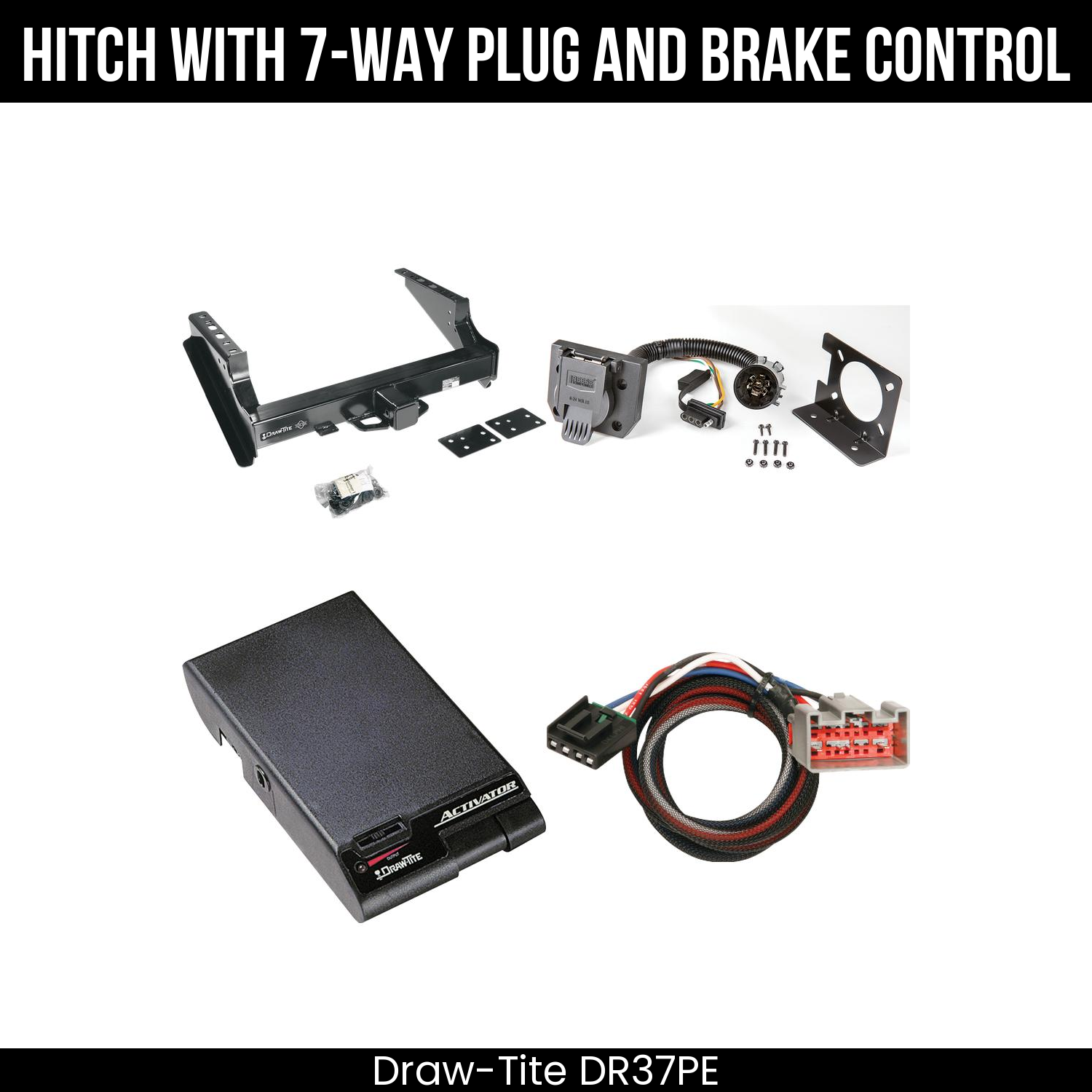 Trailer Hitch , 7-Way , Draw-Tite Activator Brake Control