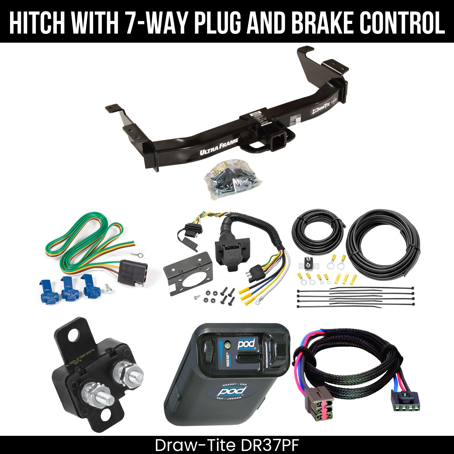 Trailer Hitch , 7-Way , Reese POD Brake Control