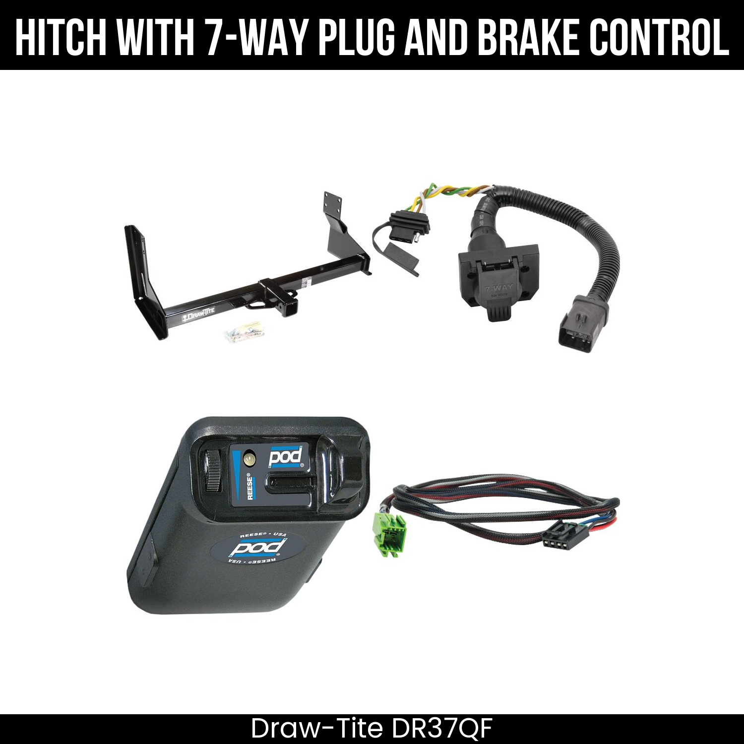 Trailer Hitch , 7-Way , Reese POD Brake Control
