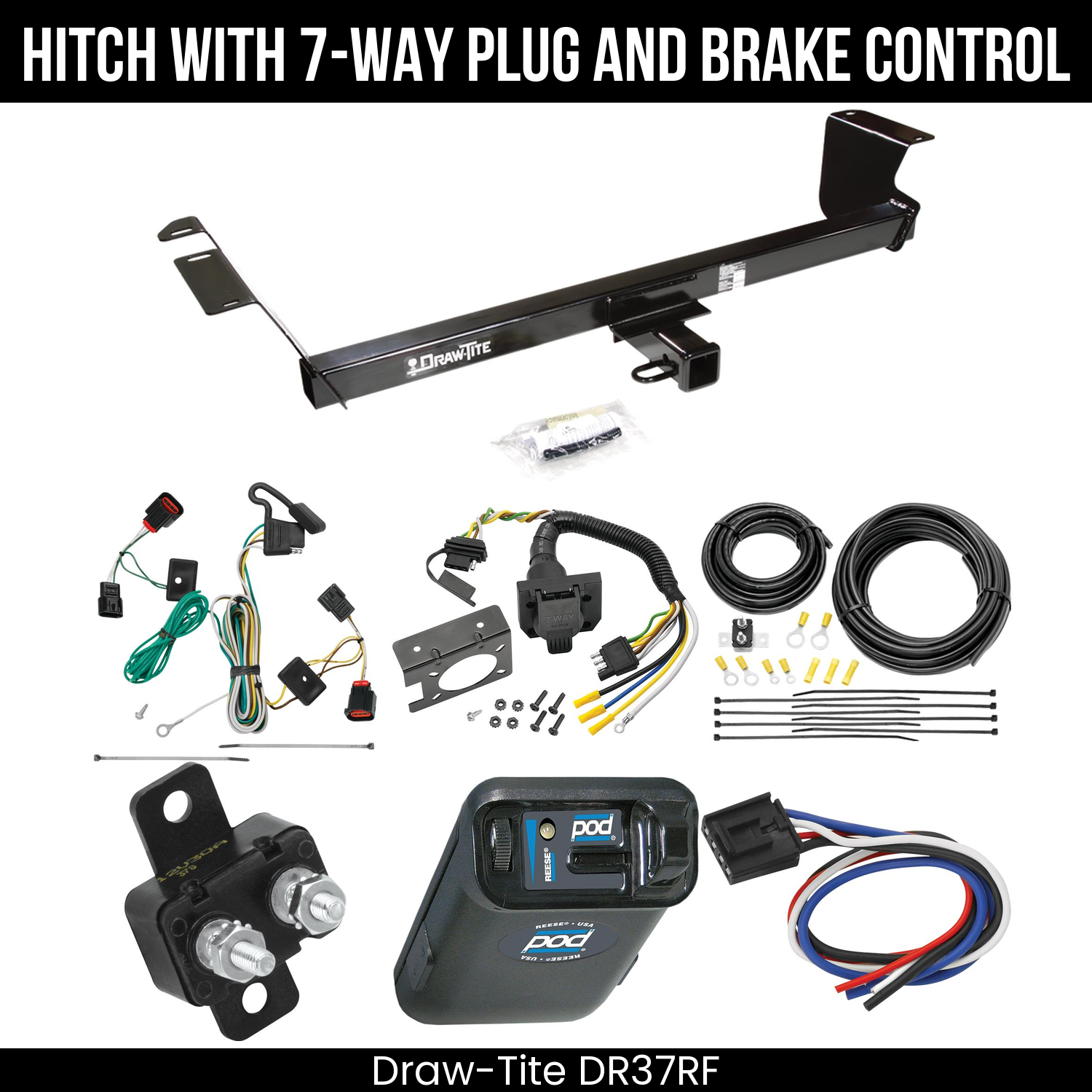 Trailer Hitch , 7-Way , Reese POD Brake Control